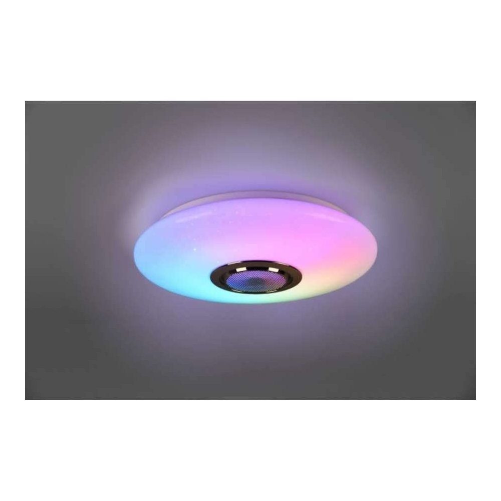 41 Farbwechsler cm ca. Reality Leuchten Deckenleuchte Lampe MUSICA LED Bluetooth Deckenleuchte