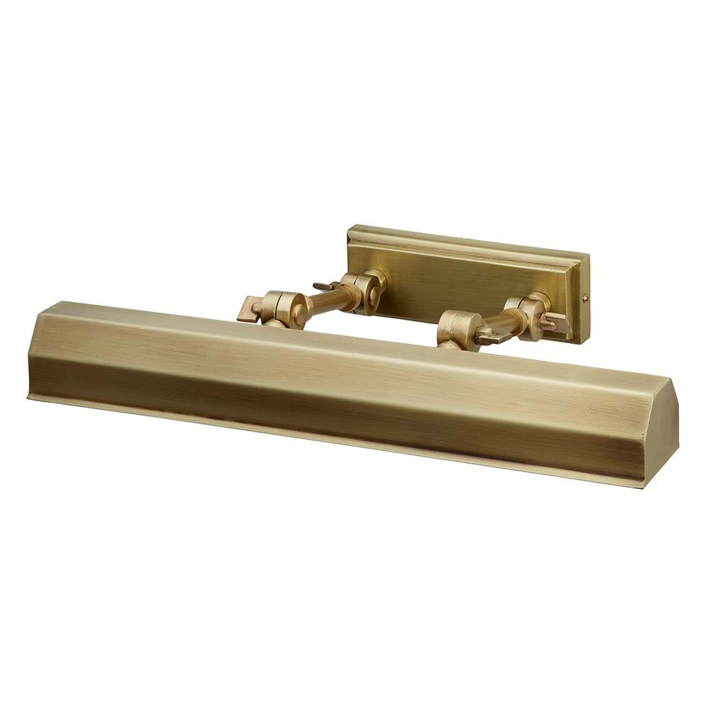 Elstead LIGHTING Bilderleuchte, Leuchtmittel nicht inklusive, Wandlampe Bilderleuchte Stahl Messing verstellbare Gelenke B