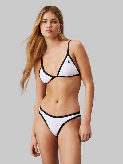 Calvin Klein Swimwear Triangel-Bikini-Top TRIANGLE-RP, mit CK-Logodruck