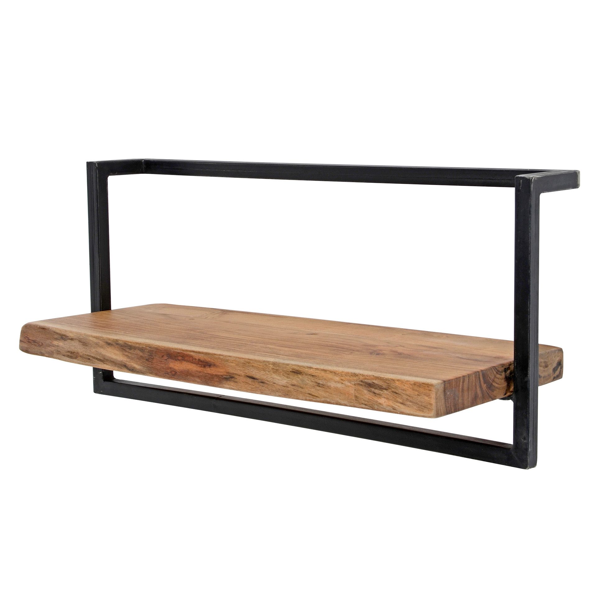 Vintagehaus Wandregal Wandregal Baumkante Edge Metall günstig online kaufen