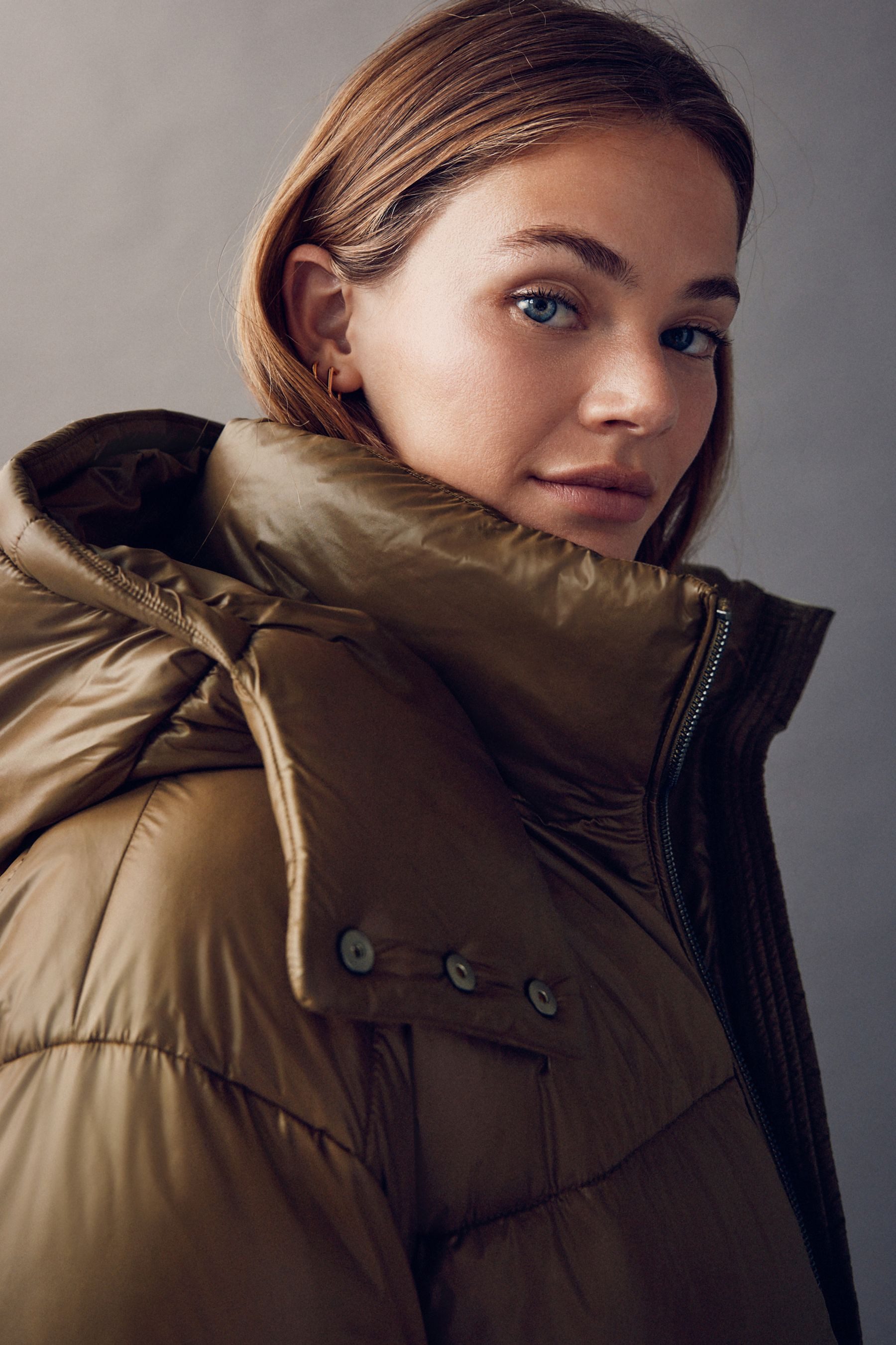 Next Steppmantel Steppmantel in Hochglanz-Optik (1-tlg)