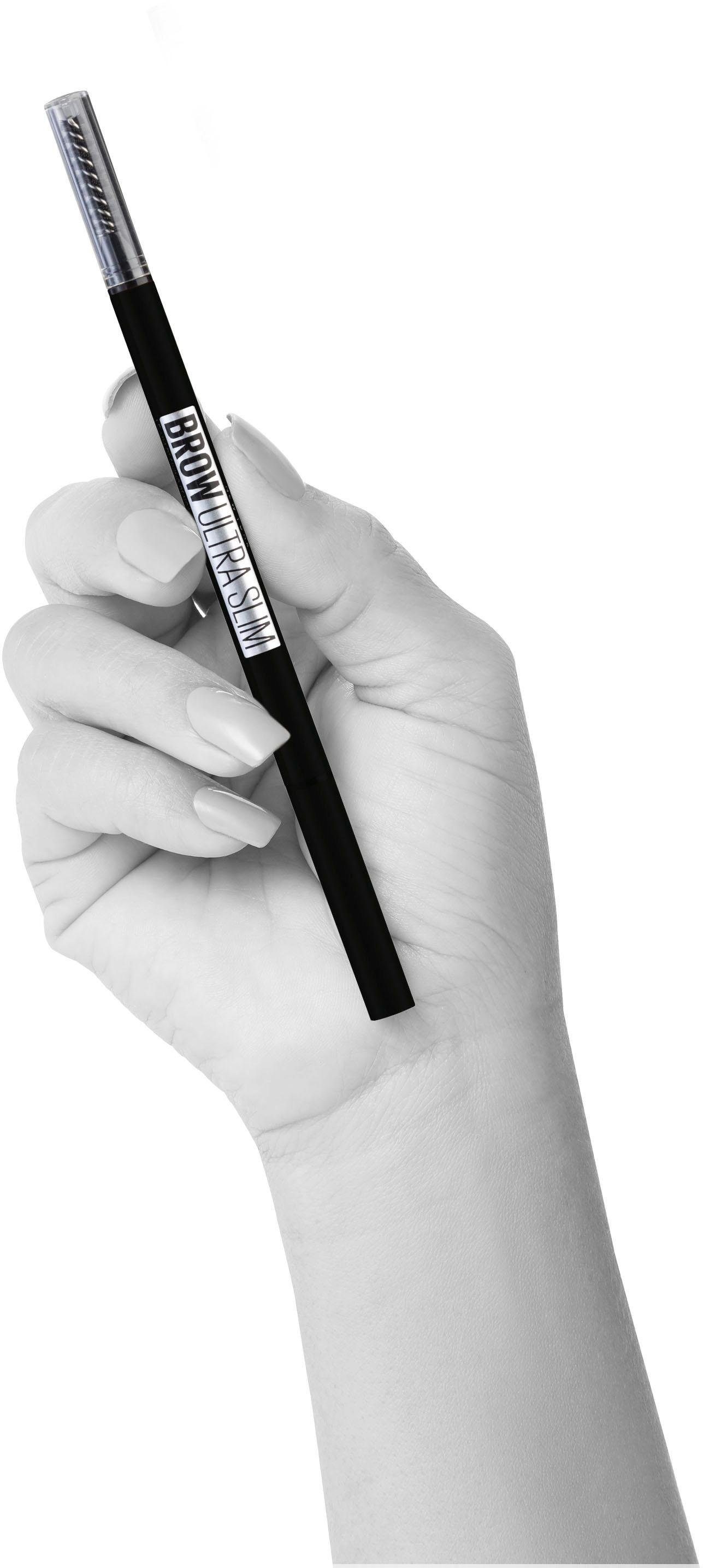 NEW Browliner Augenbrauen Augenbrauen-Stift 6 MAYBELLINE Ultra black definierte Brow Nr. für Slim Liner, brown YORK