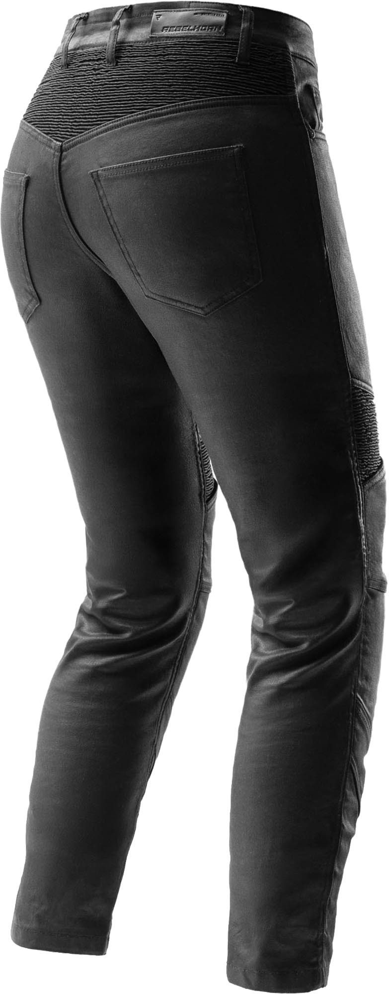 Rebelhorn Motorradhose Roxy Damen Motorrad Jeans Verbindungsreißverschluss,Hüftprotektoren enthalten,Knieprotektor – Bild 2 von 5