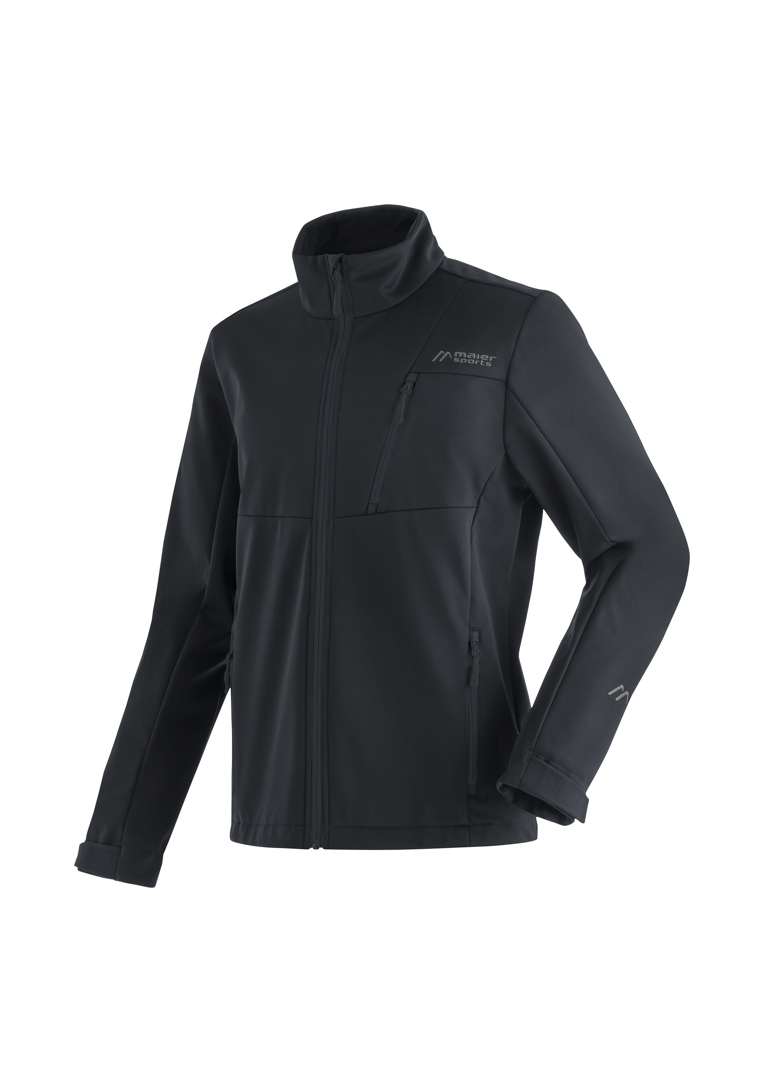 Maier Sports Softshelljacke Luano Modische Softshelljacke für kalte Tage,  Umweltfreundliche PFC-freie Imprägnierung | Übergangsjacken