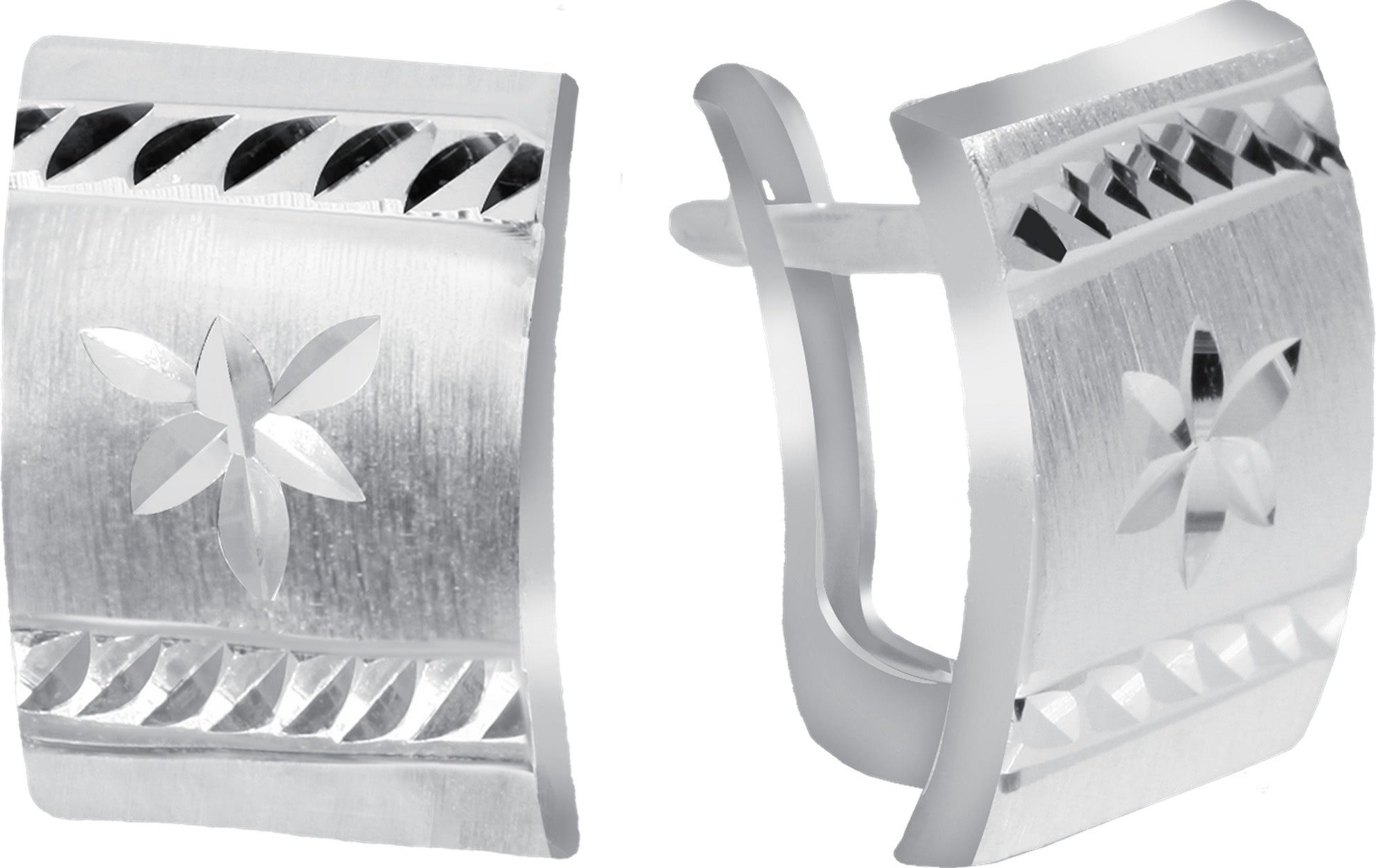 Balia Paar Ohrstecker Balia Ohrstecker für Damen diamantiert Silber (Ohrstecker), Damen Ohrstecker Gewölbt aus 925 Sterling Silber, Farbe: silber