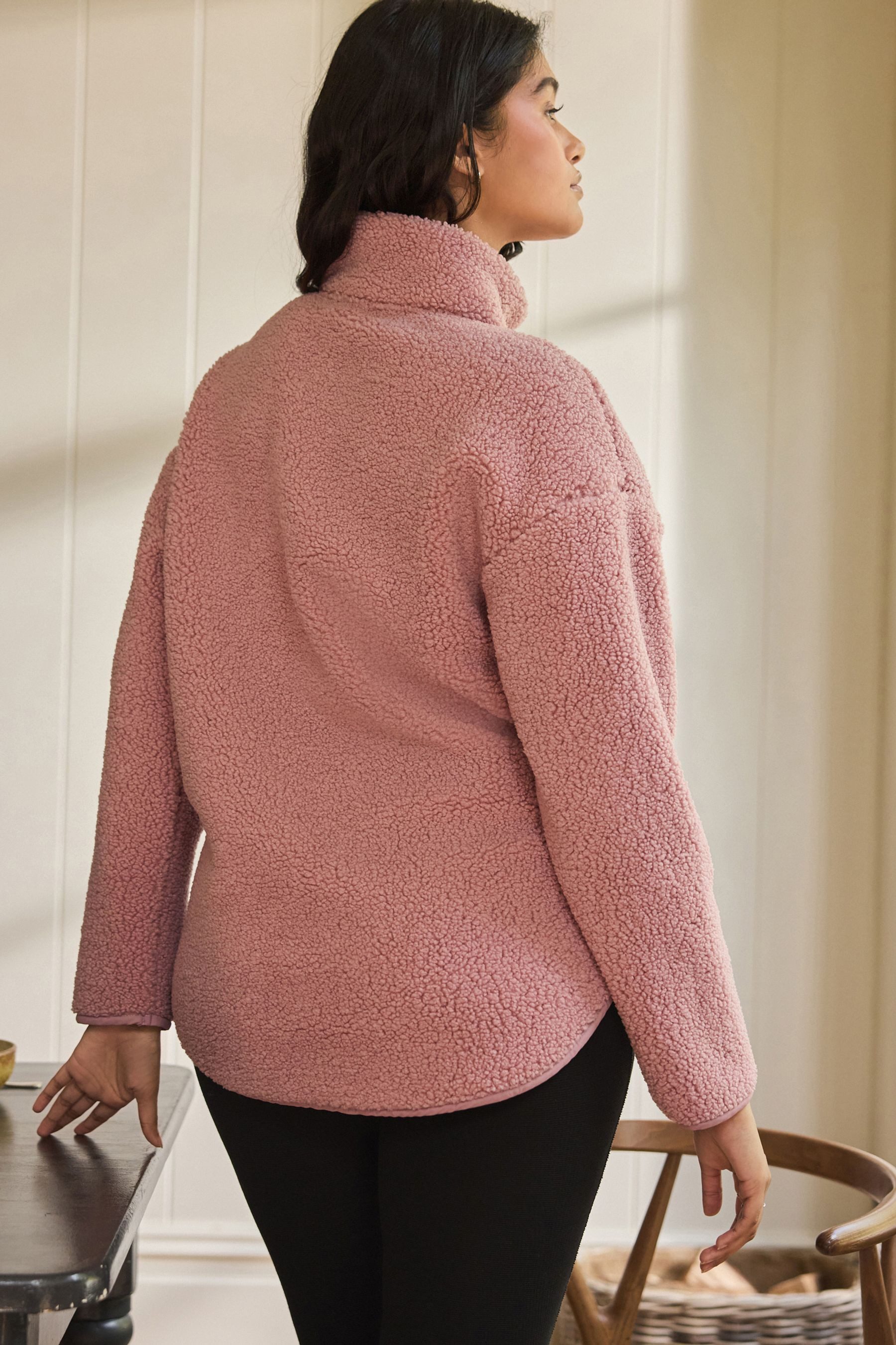 Next Fleecepullover Fleece mit halben Reißverschluss günstig online kaufen
