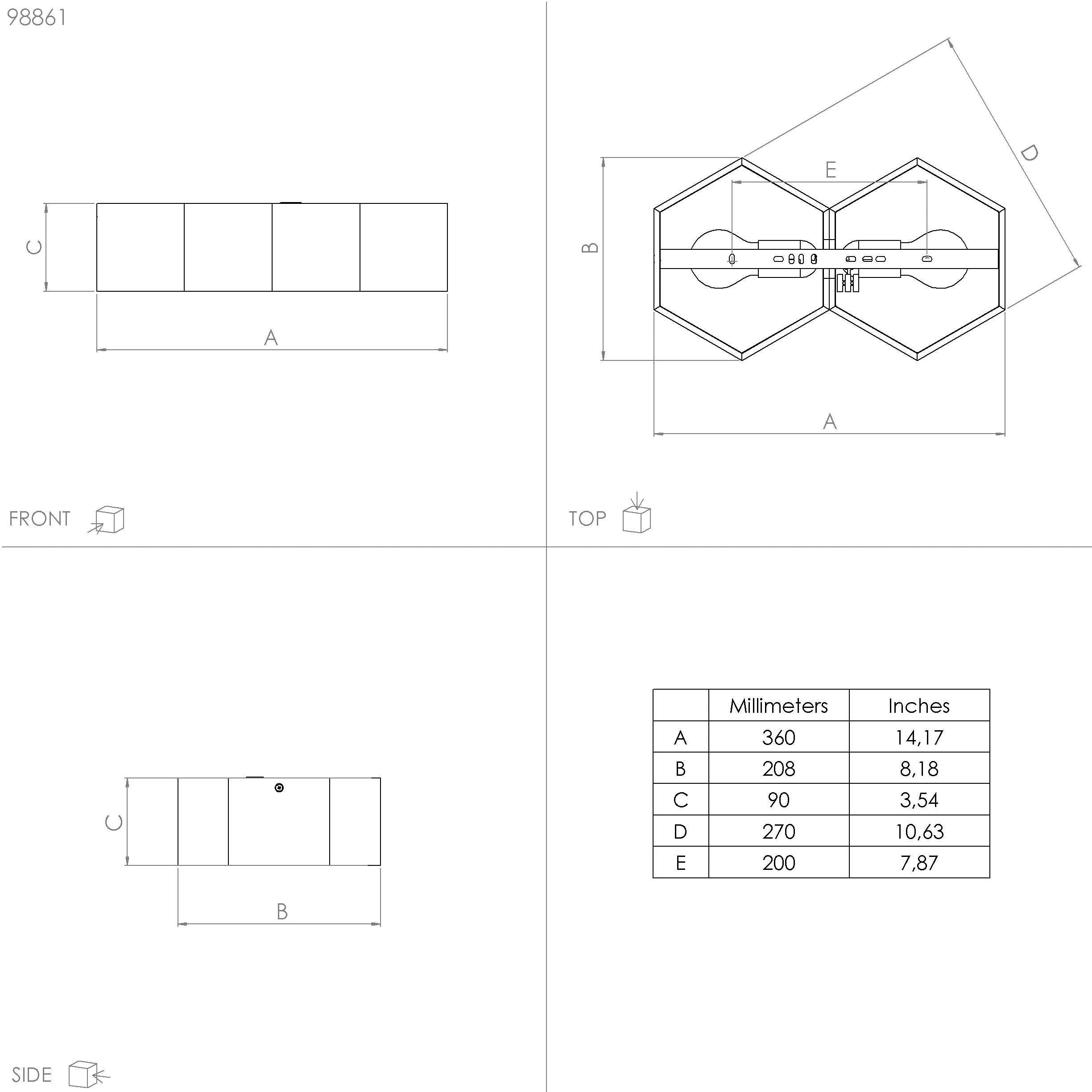 E27 Deckenleuchte Leuchtmittel, aus ohne Langlebigkeit Deckenleuchte exkl. Qualität Leuchtmittel Holz, Stahl MIRLAS 9W, Deckenleuchte - MIRLAS, überzeugt wechselbar, EGLO - in durch braun und