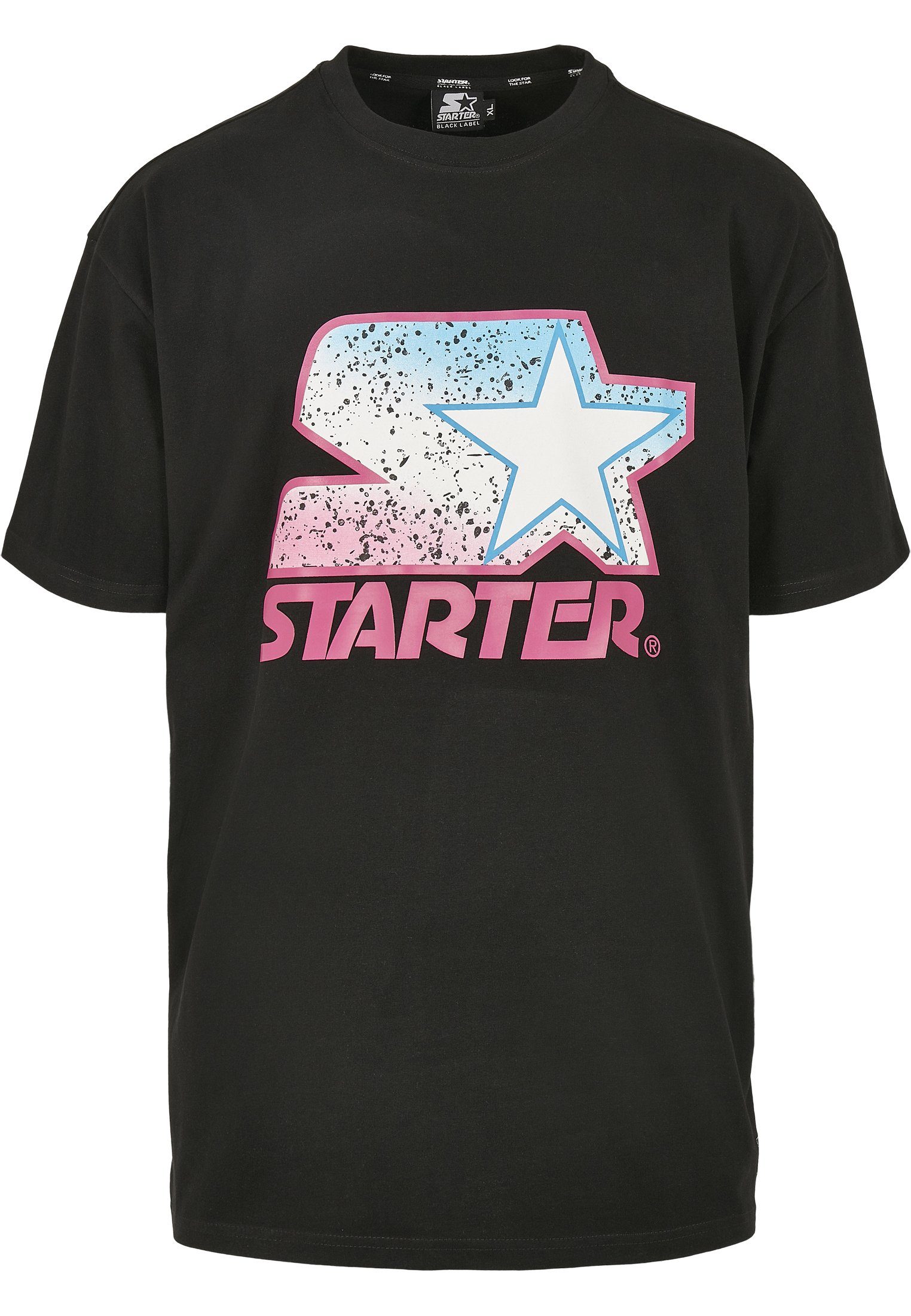 Starter Starter Logo Multicolored blk/pink Herren Tee T-Shirt (1-tlg)