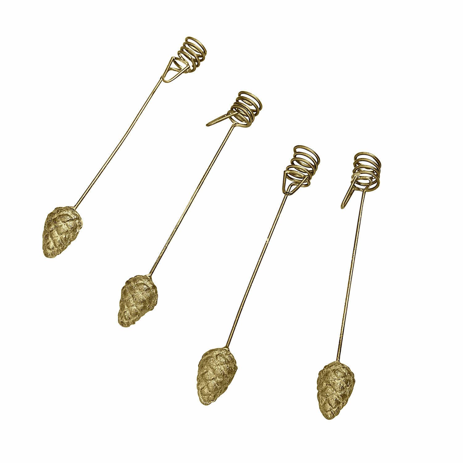 Mirabeau Kerzenständer Kerzenhalter 4er Set Norélie gold
