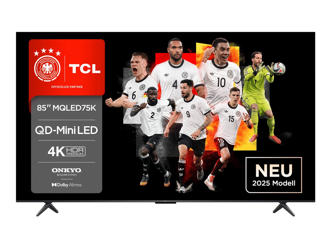 TCL 85MQLED75K QLED Mini LED-Fernseher (85 Zoll, 4K Ultra HD)