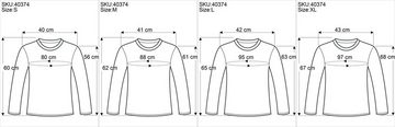 Guru-Shop Longsleeve Kapuzenshirt, Boho Patchwork Shirt mit.. alternative Bekleidung