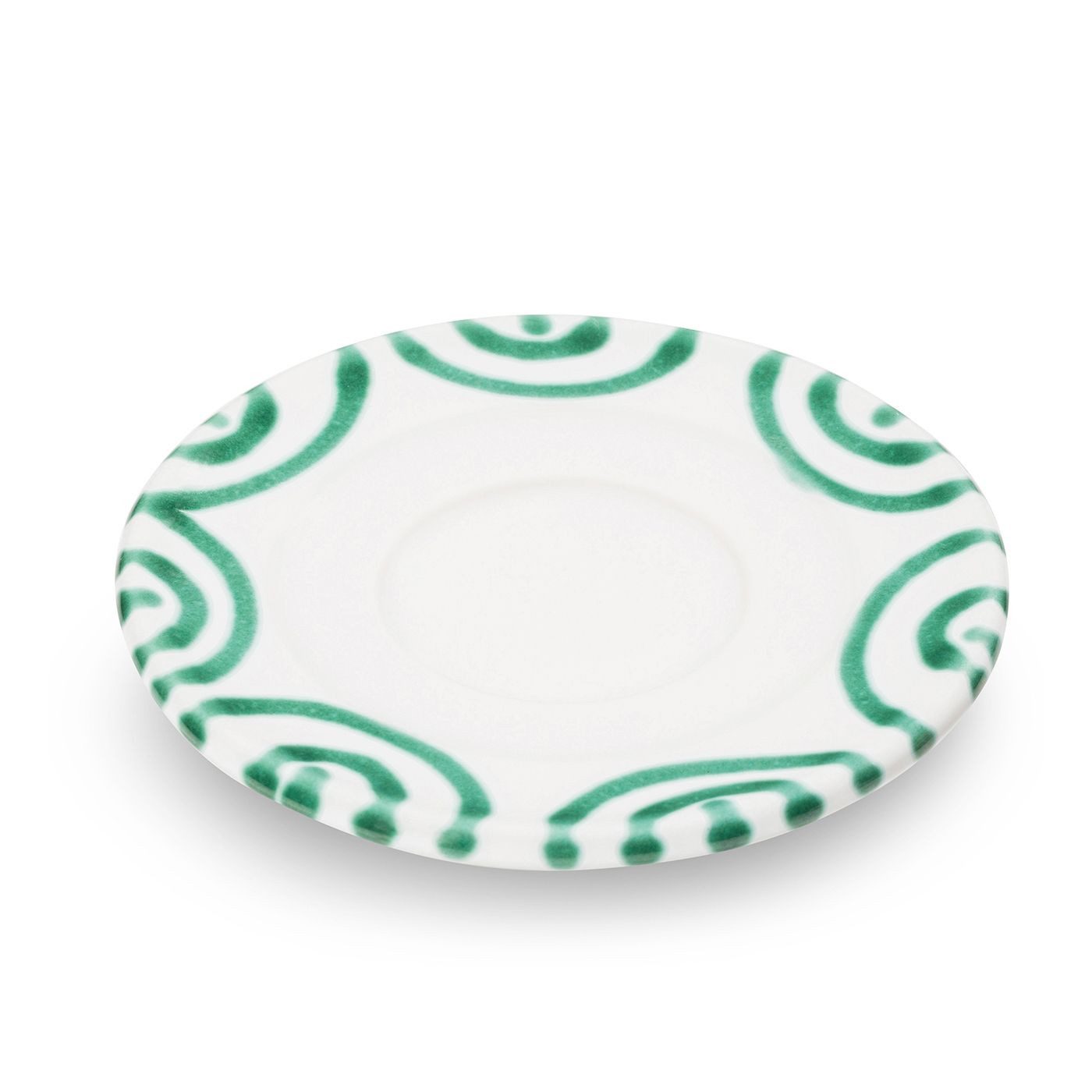 Gmundner Keramik Ersatzscherkopf Gmundner Keramik Grüngeflammt Unterteller Espresso (11cm)