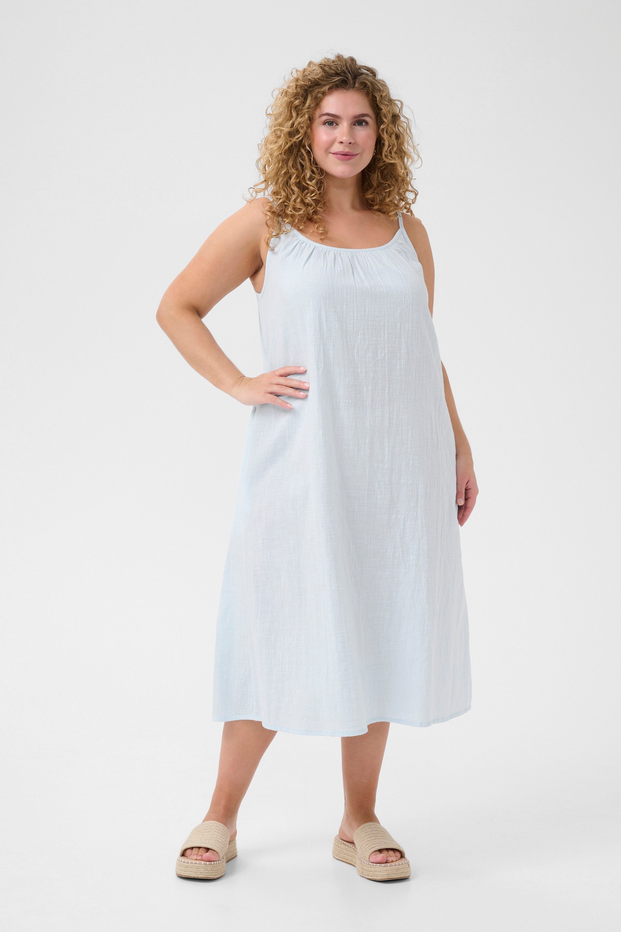 KAFFE Curve Blusenkleid Kleid KCpaula Große Größen