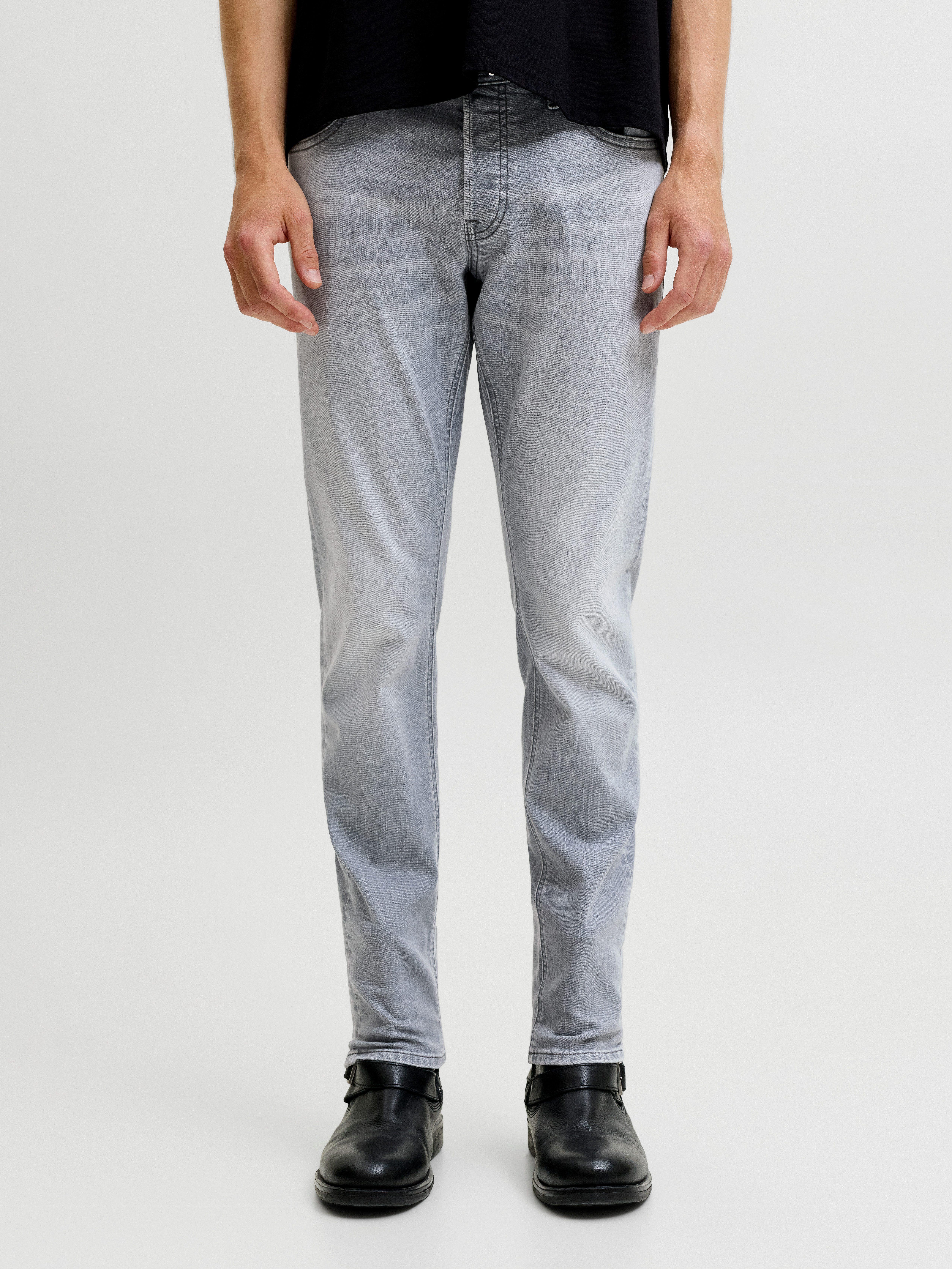 Jack & Jones Slim-fit-Jeans JJIGLENN Slim-Fit mit Stretch und praktischer 5-Pocket-Form Baumwollmischung, slim fit