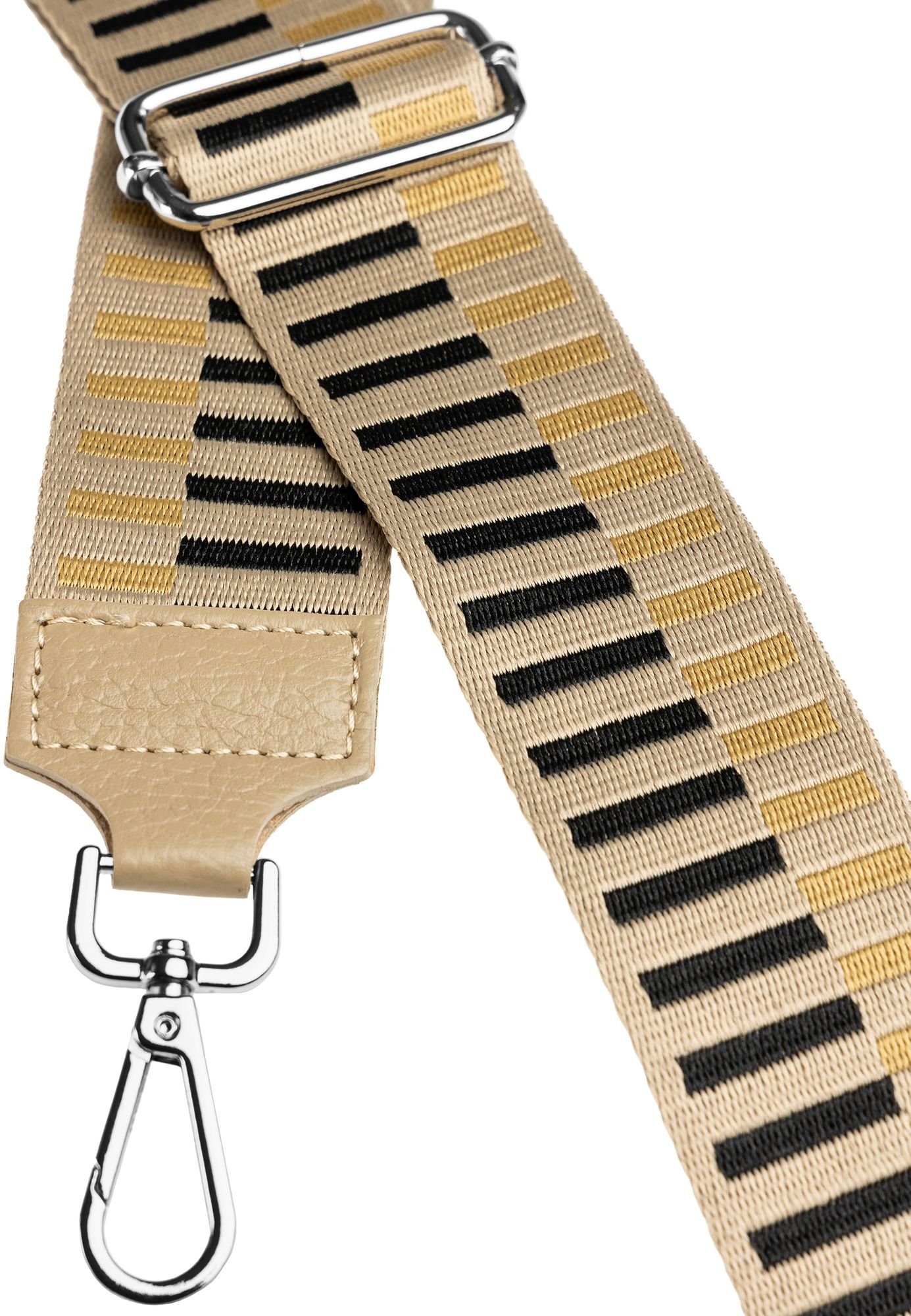 Caspar Schultertasche BSG03 breiter Leder / günstig online kaufen