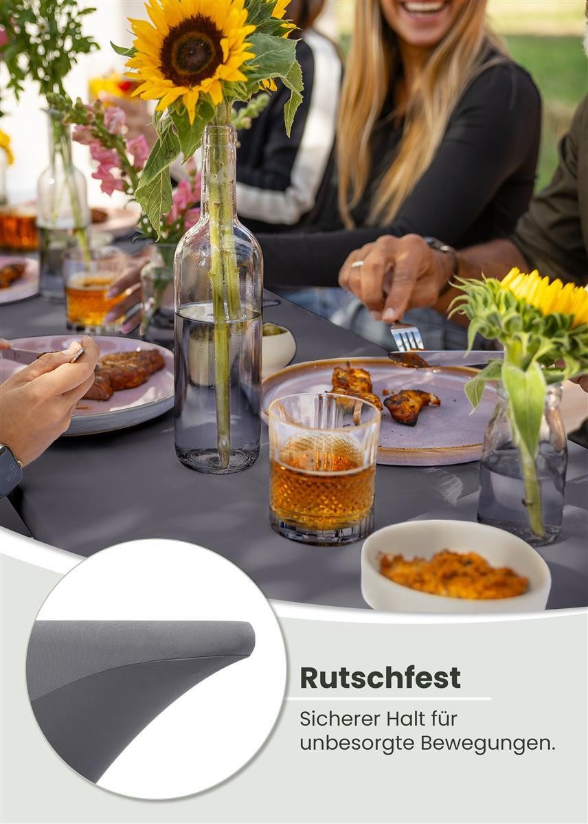 Gräfenstayn Hussen-Set Biertischhussen Bierzeltgarnitur 50cm 70cm, Biertischhussen 3 tlg Bierzeltgarnitur 50cm oder 70cm breite – Bild 4 von 5