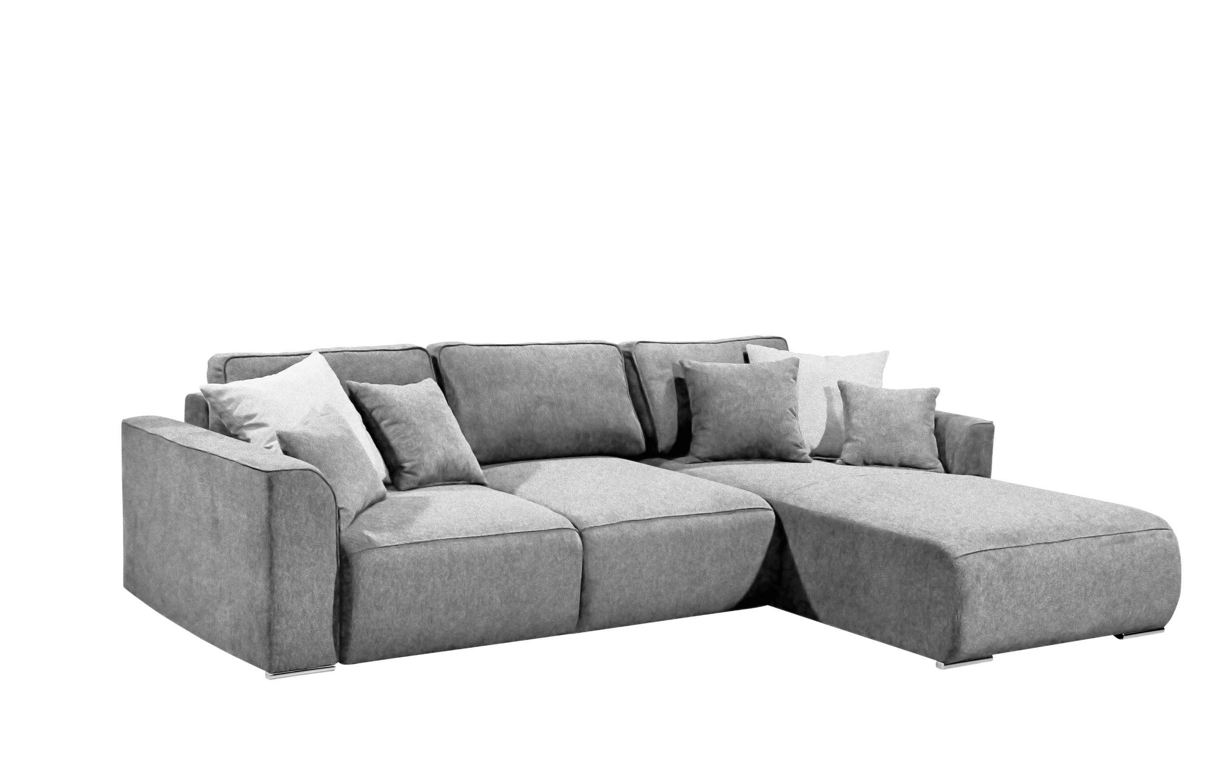 Ecksofa frei Gusto, L-Form, Raum und Bettkasten, im oder mit stellbar wahlweise links Bettfunktion rechts Stylefy bestellbar, mane Eckcouch,