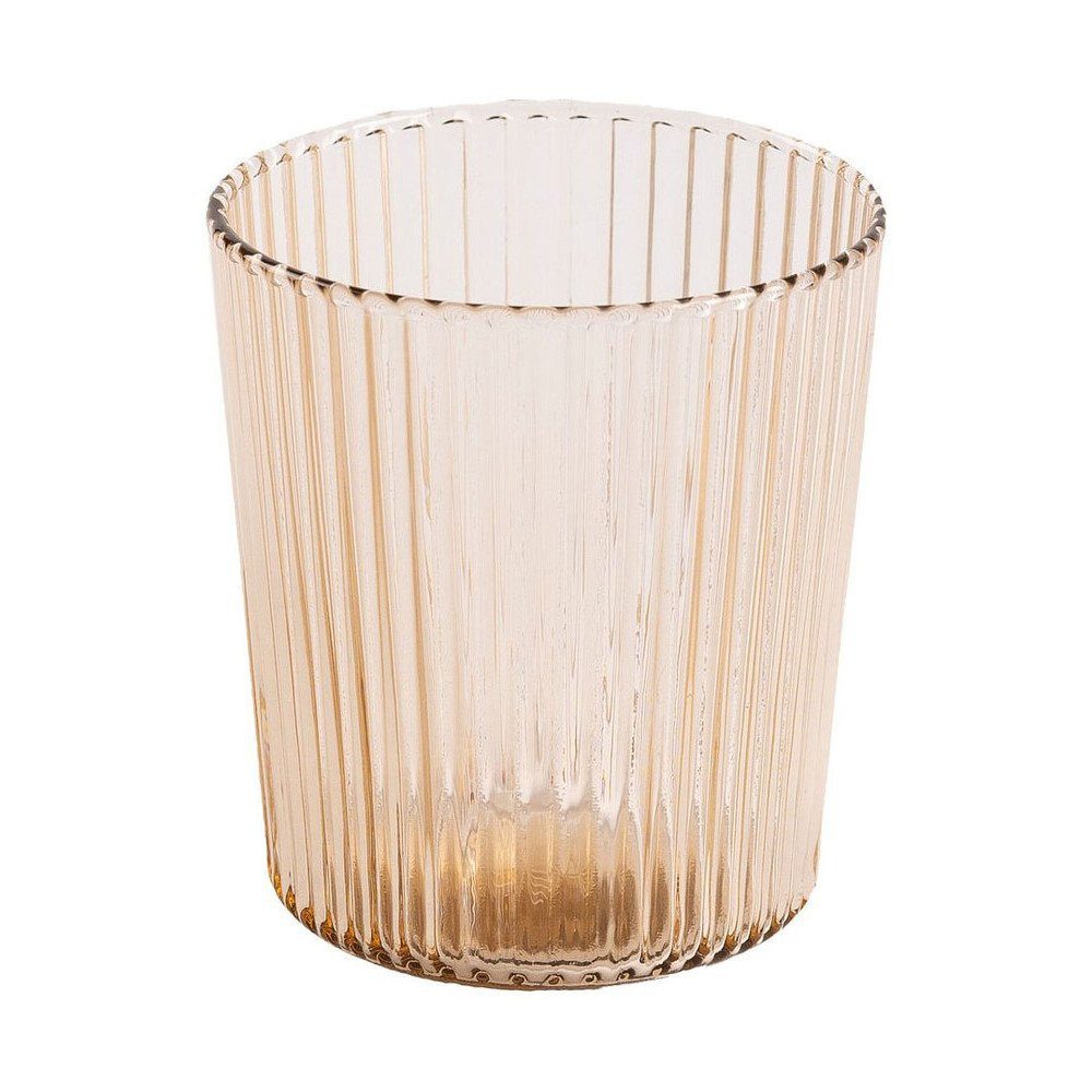 Paveau Glas Wasserglas 0,18 l Bells, 1-tlg., Glas, Wasserglas, Ø7,55cm, Glas, braun