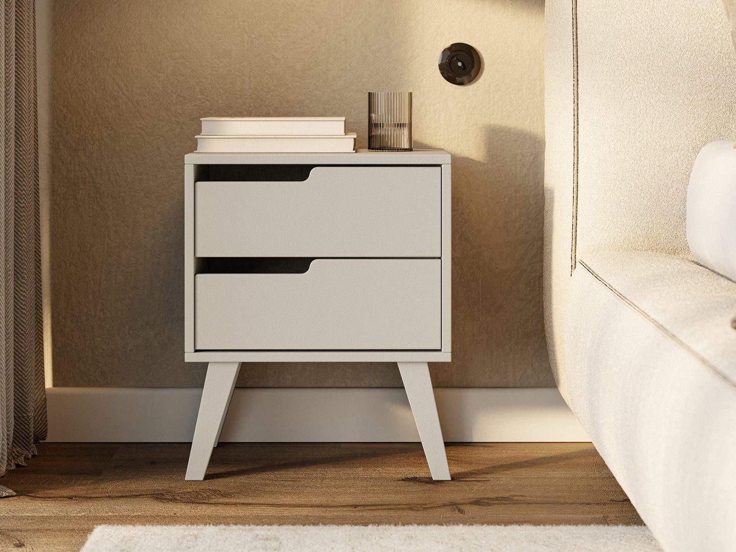 Beautysofa Nachttisch NOREL modernes Design mit günstig online kaufen