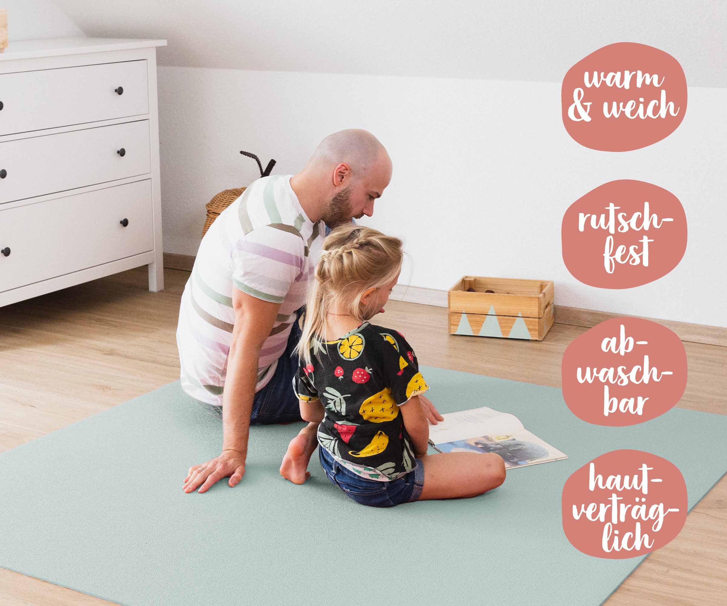 Ehrenkind Spielmatte Krabbelmatte Rutschfest, Made in Germany (Krabbeldecke günstig online kaufen