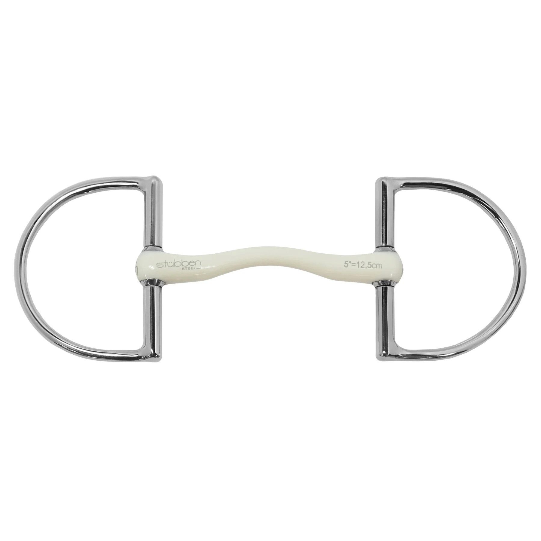 EPONA Stangengebiss Stübben - 1303 Fine Line Flex D-Ring Trense, (1-St)