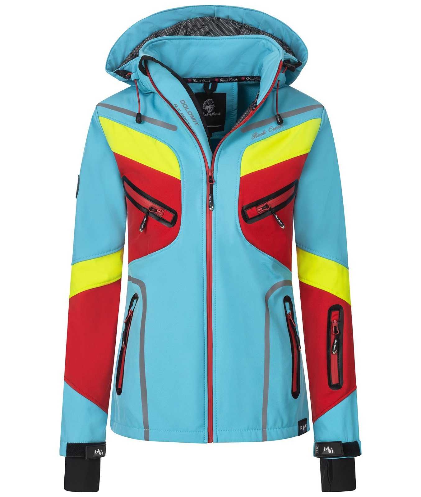 Rock Creek Softshelljacke Damen Softshelljacke Wanderjacke D-465