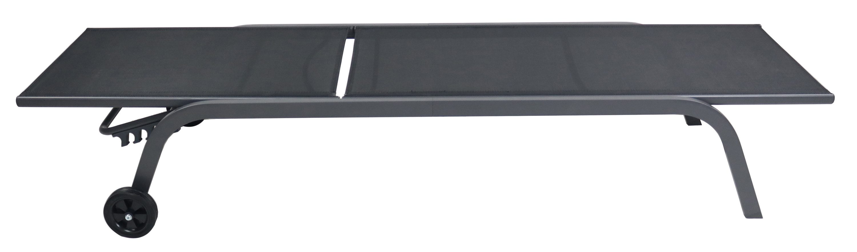 VCM Gartenliege Sonnenliegemit Rollen Sonlas L. 192 x H. 32 x B., 1