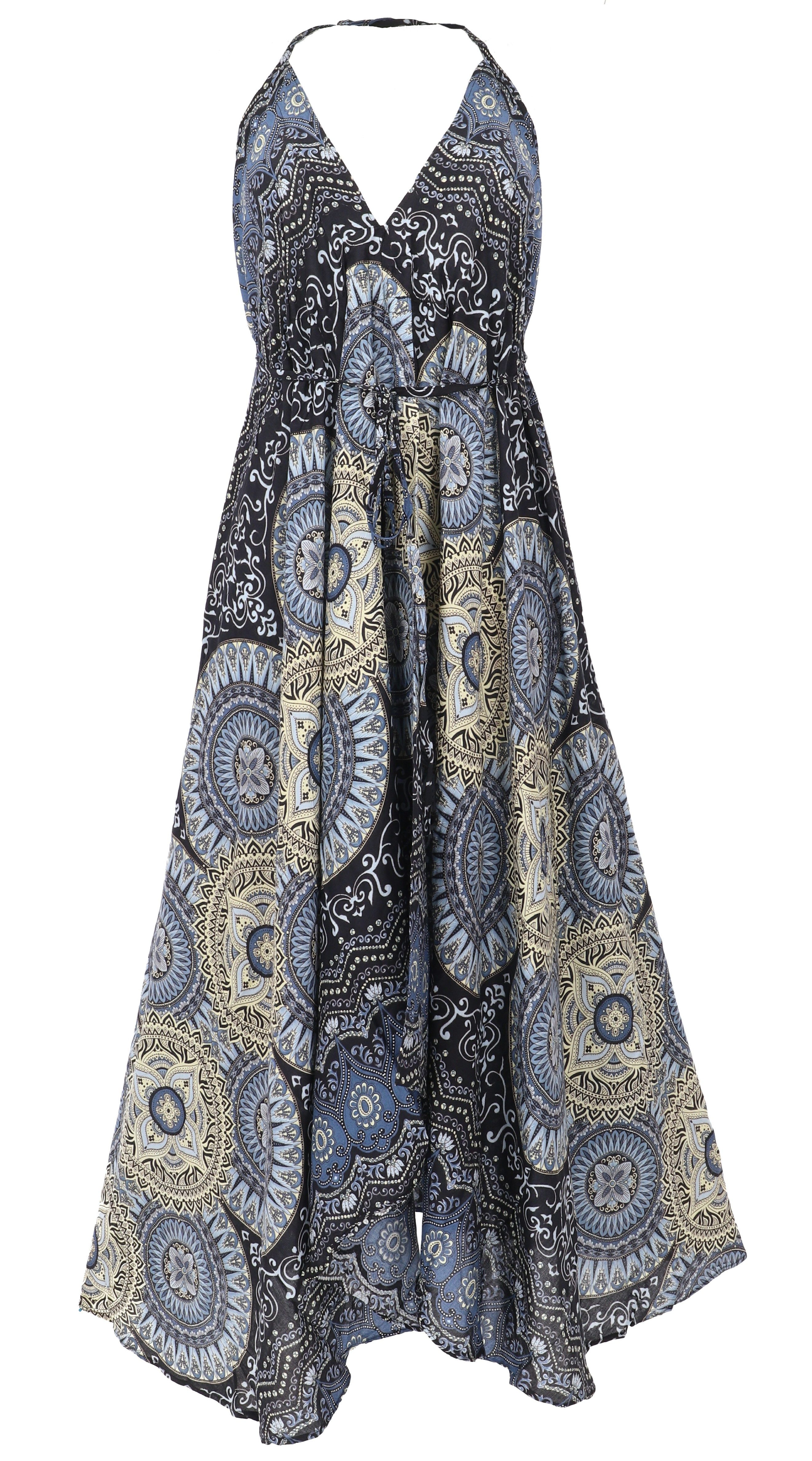 Guru-Shop Midikleid Boho Sommerkleid, Magic Dress, Maxikleid,.. alternative Bekleidung