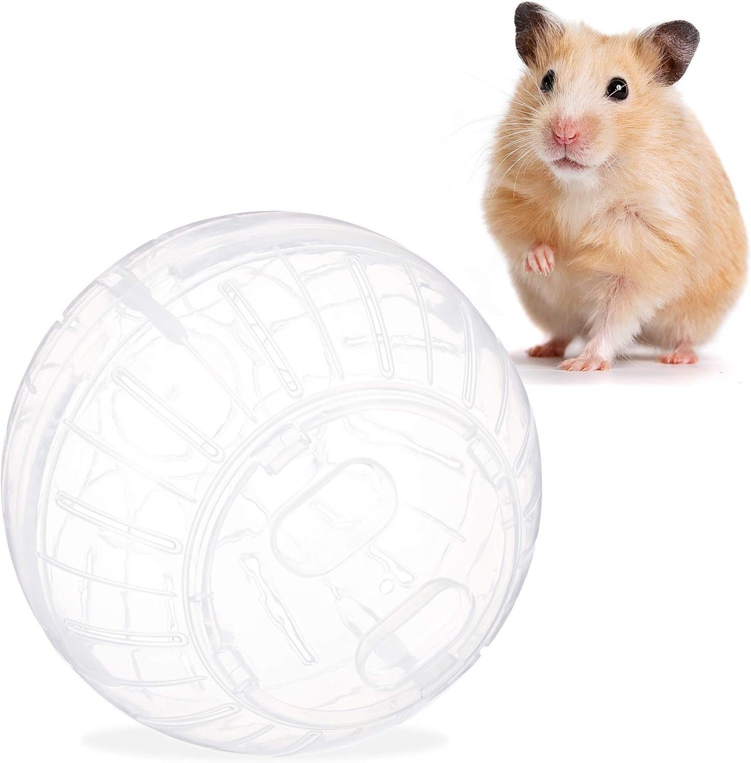 zum Hamsterball, Tierball 15 transparent cm, Nagerspielzeug Einemgeld Laufen, Kunststoff