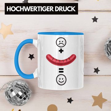 Trendation Tasse Wurst Tasse Geschenk für Griller Wurst :(Wurst) Lustige Gesche