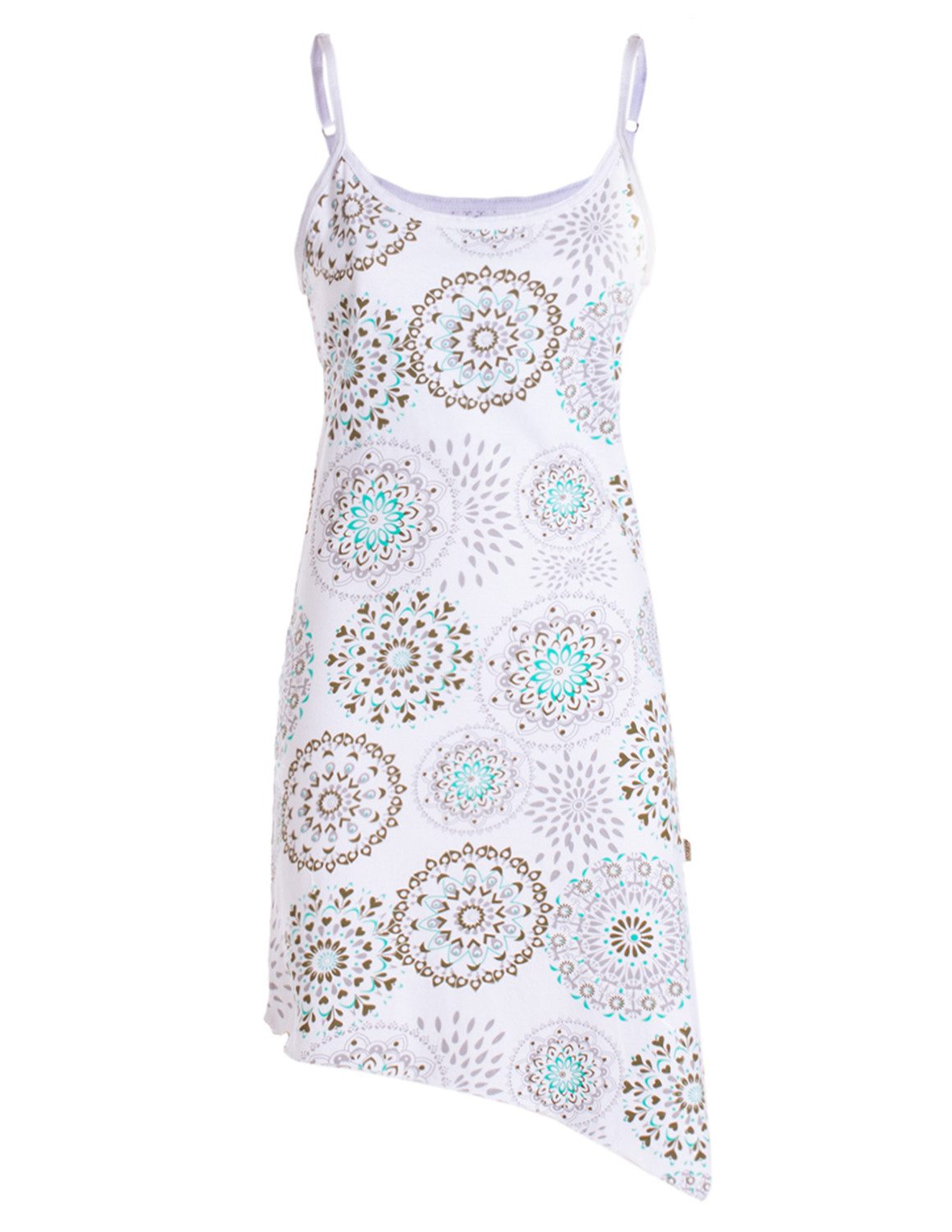 Vishes Minikleid Kurze Damen Sommer-Kleider Spagettiträger-Kleid Zipfel-Kle günstig online kaufen