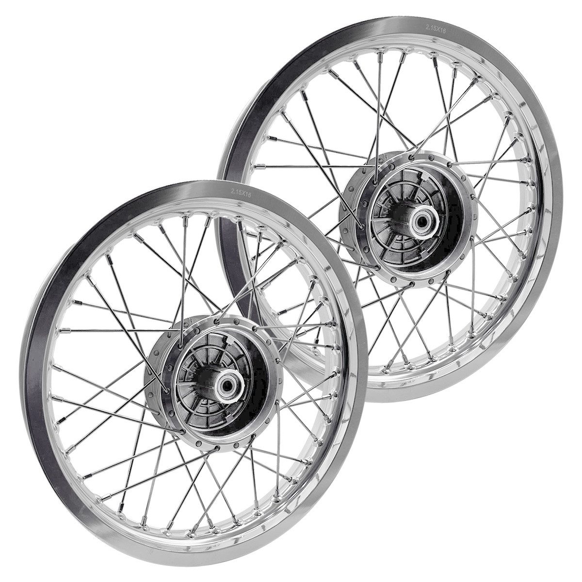 Craftride Satteltasche Set 2x Felge 2,15x16 breit Alu für Simson S51 S50 Schwalbe KR51 AF25