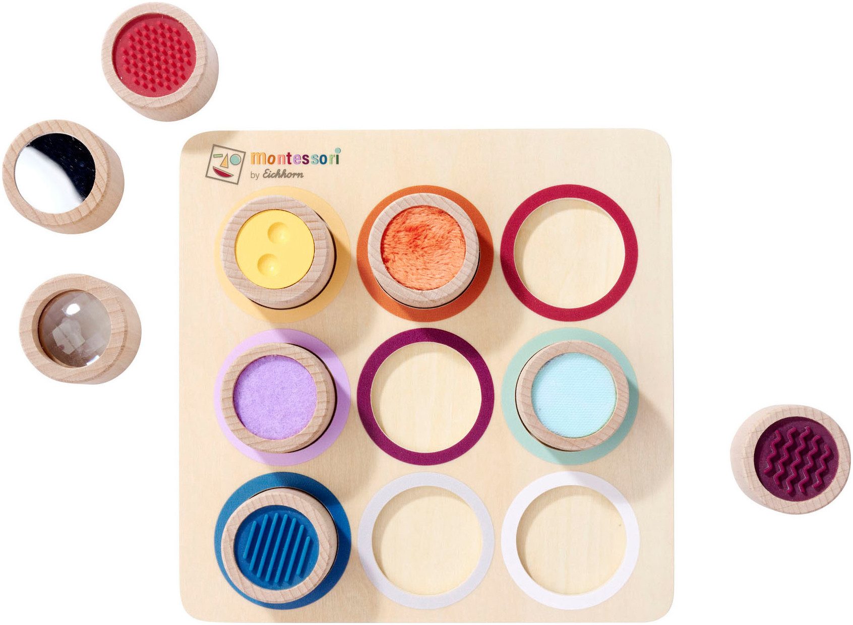 Eichhorn Lernspielzeug Montessori Fühlbrett, FSC®- schützt günstig online kaufen