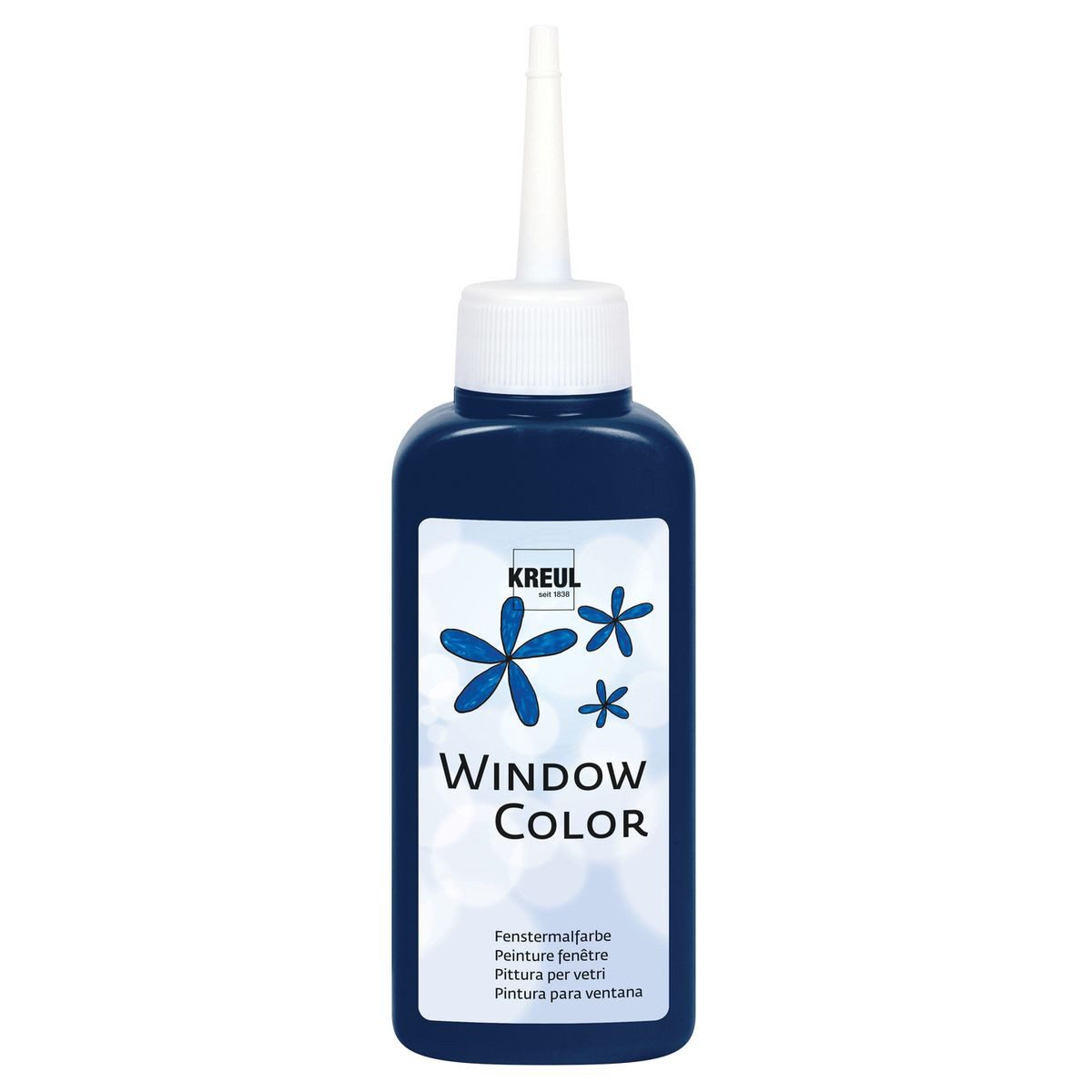 Wasserfarbe KREUL Window Color nachtblau 80ml Flasche