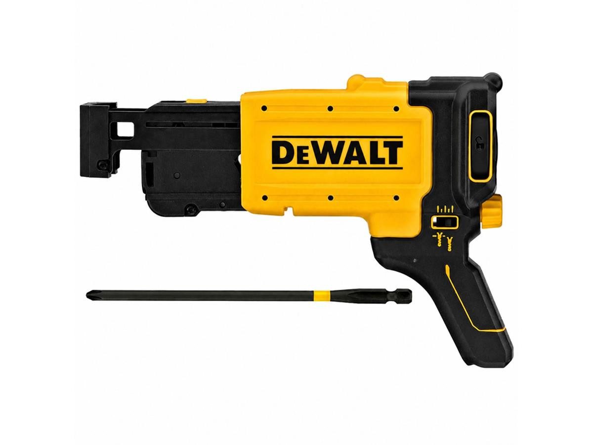 DeWalt Magazinvorsatz für XR Akku-Schnellbauschrauber, ohne Akku und Ladegerät, stufenlos einstellbarer Schraubtiefenanschlag