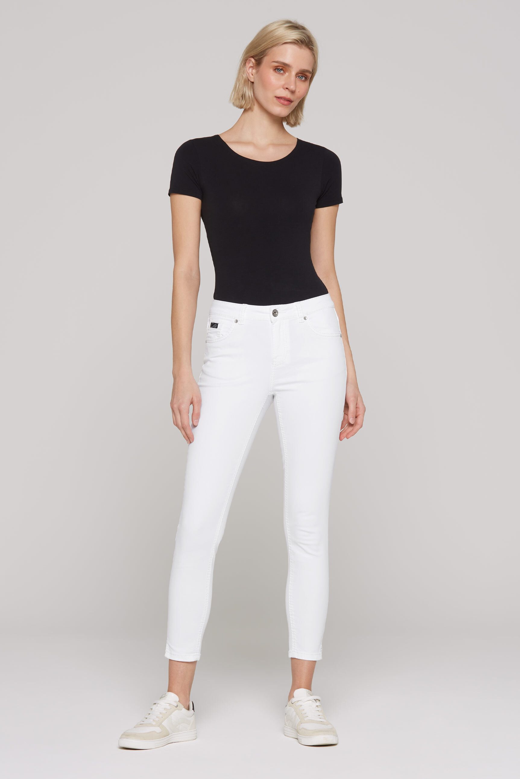 SOCCX Slim-fit-Jeans mit normaler Leibhöhe
