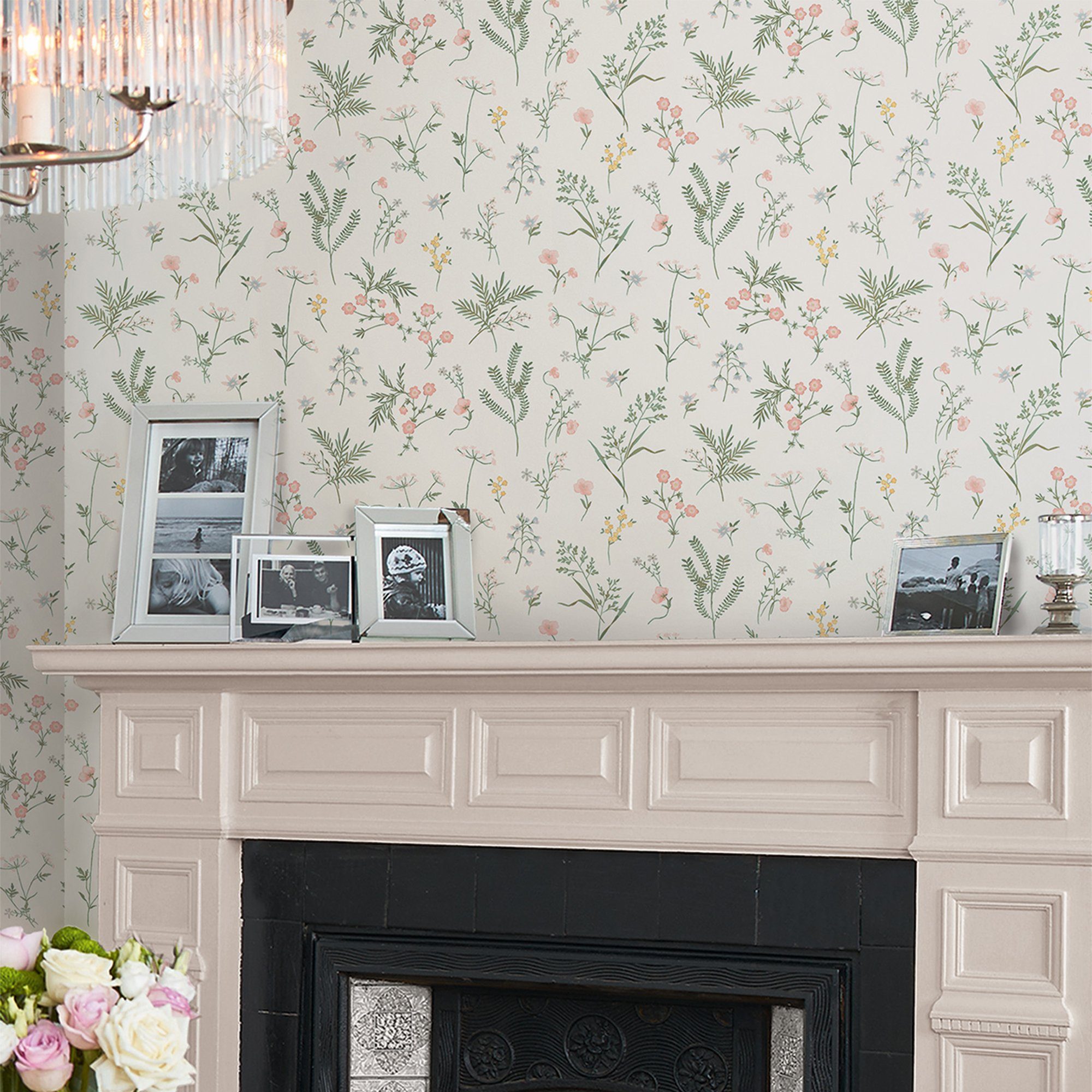 LAURA ASHLEY Vliestapete Crosswell Coral Pink, günstig online kaufen
