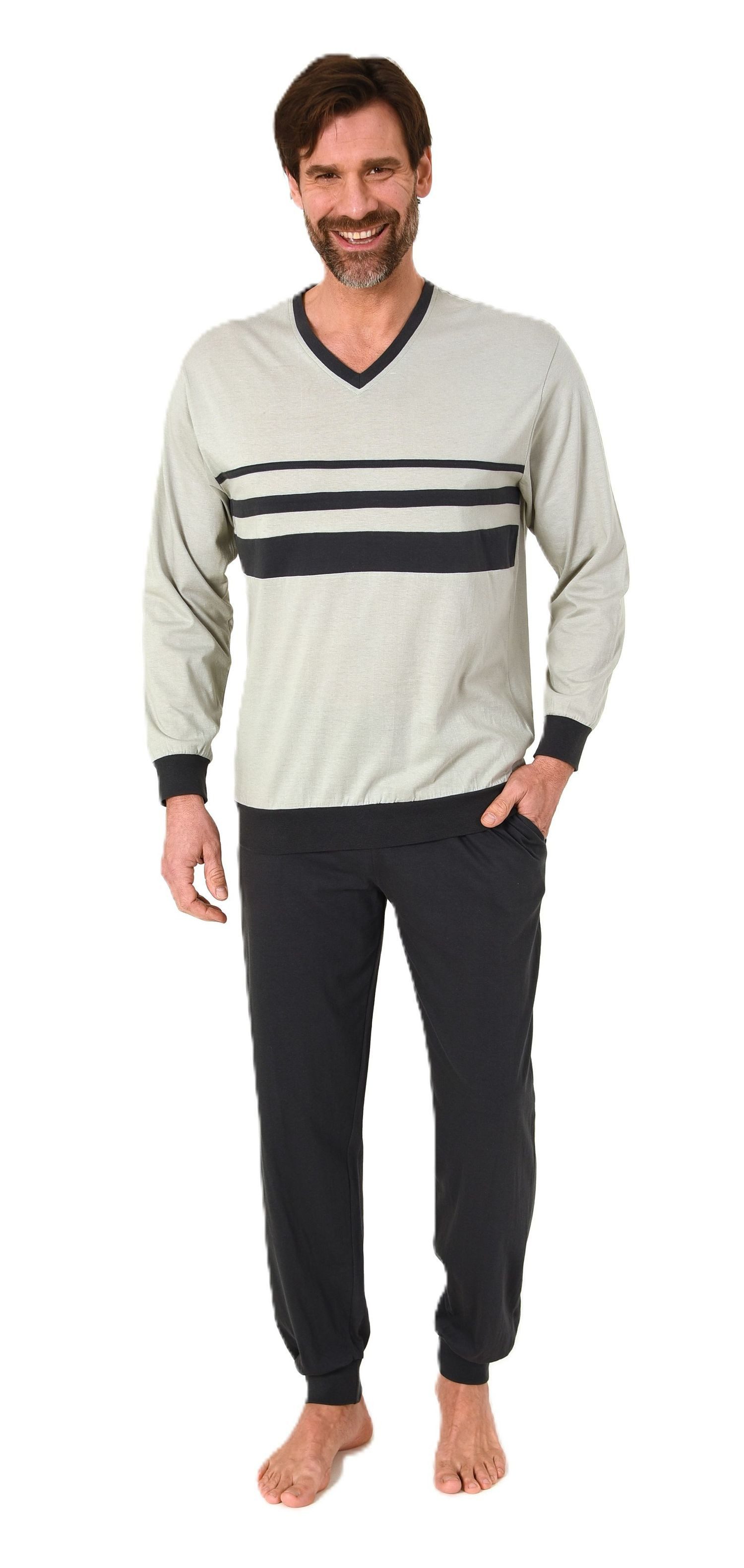 Normann Pyjama Normann Herren Schlafanzug mit günstig online kaufen