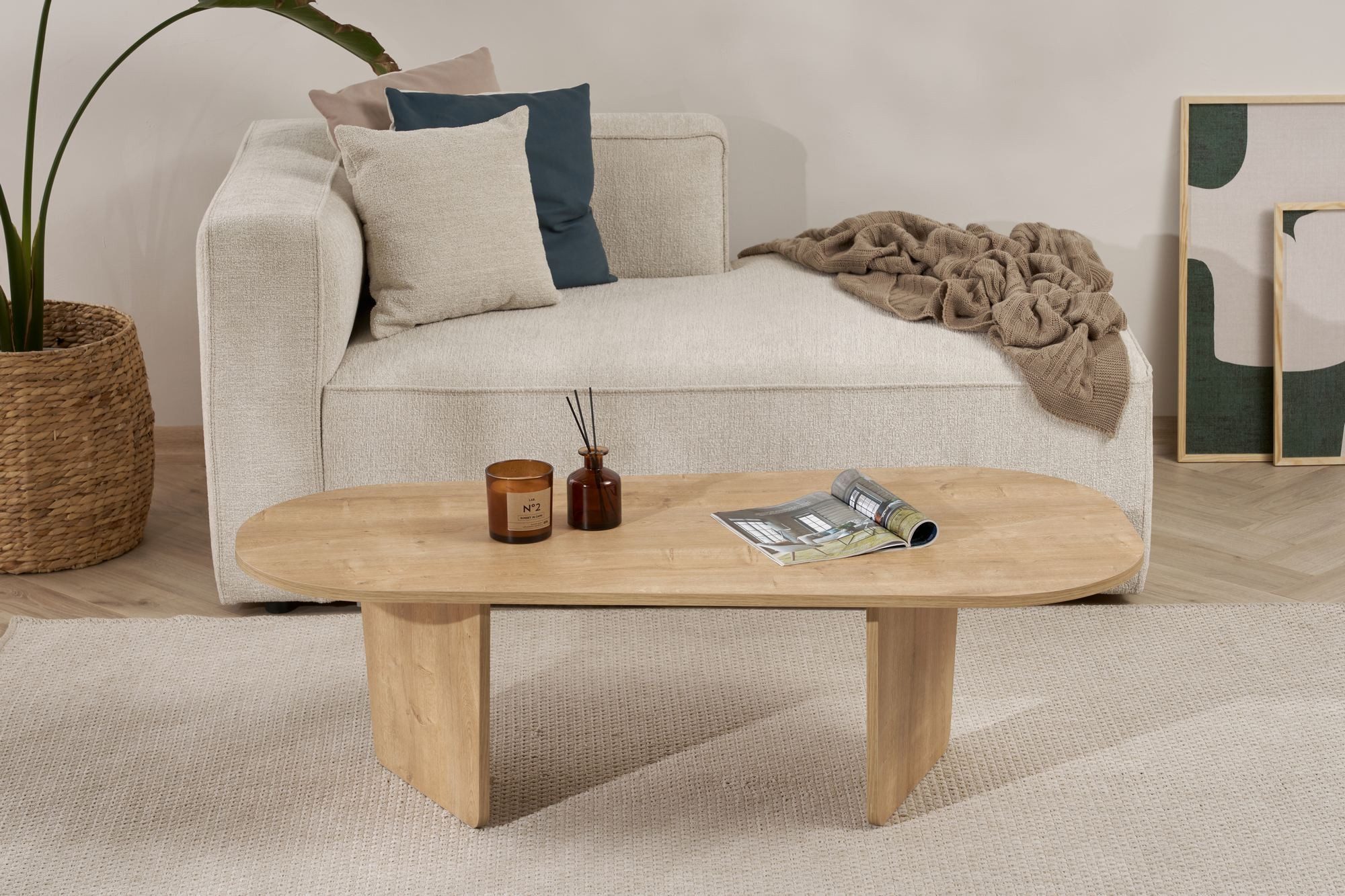 Skye Decor Couchtisch Ovalis (1 Tisch), Ovale Tischplatte günstig online kaufen