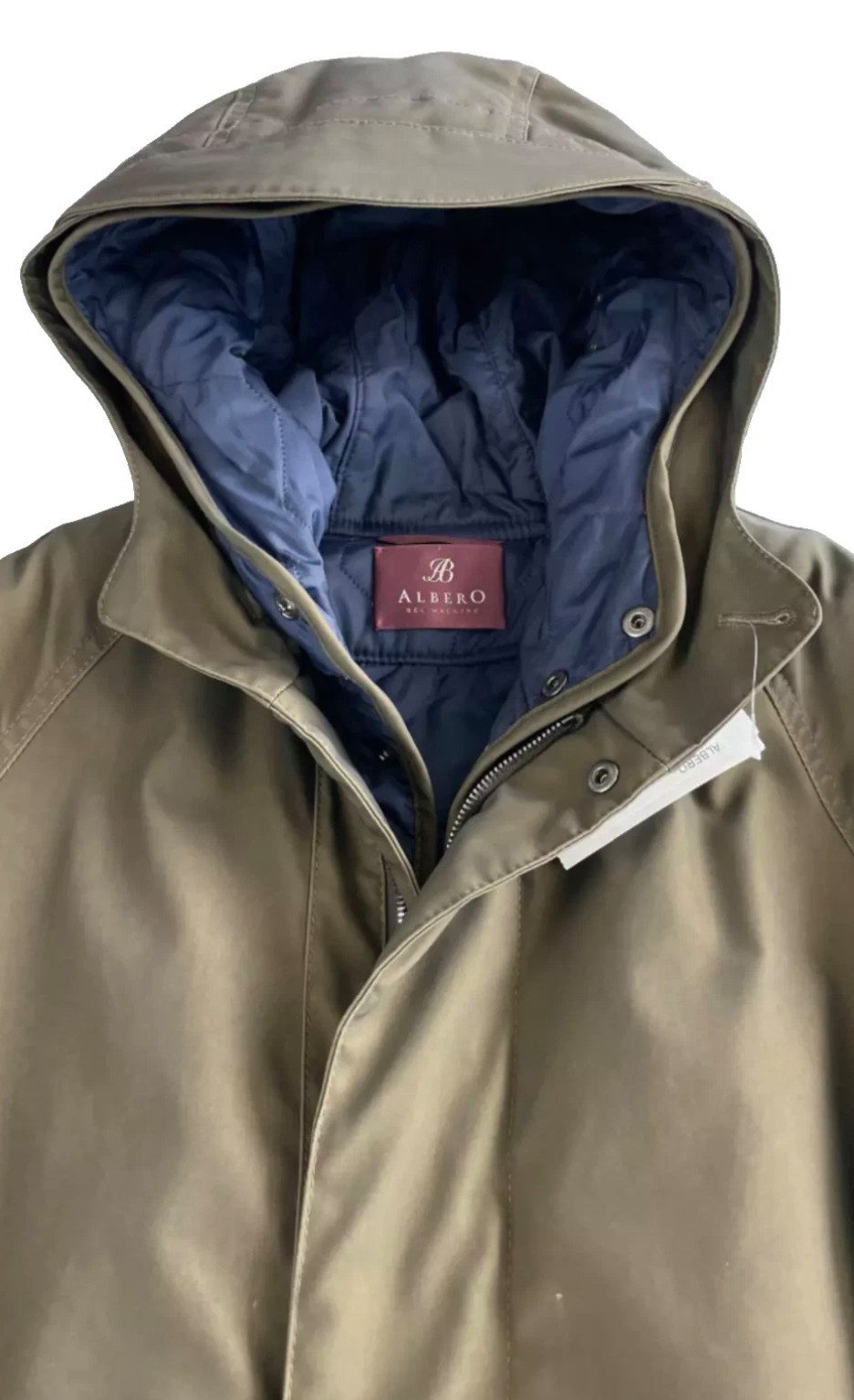 ALBERO ITALY Parka Mantel Jacke Made in Italy 2-in-1 Winddicht, wasserabweisend & atmungsaktiv.