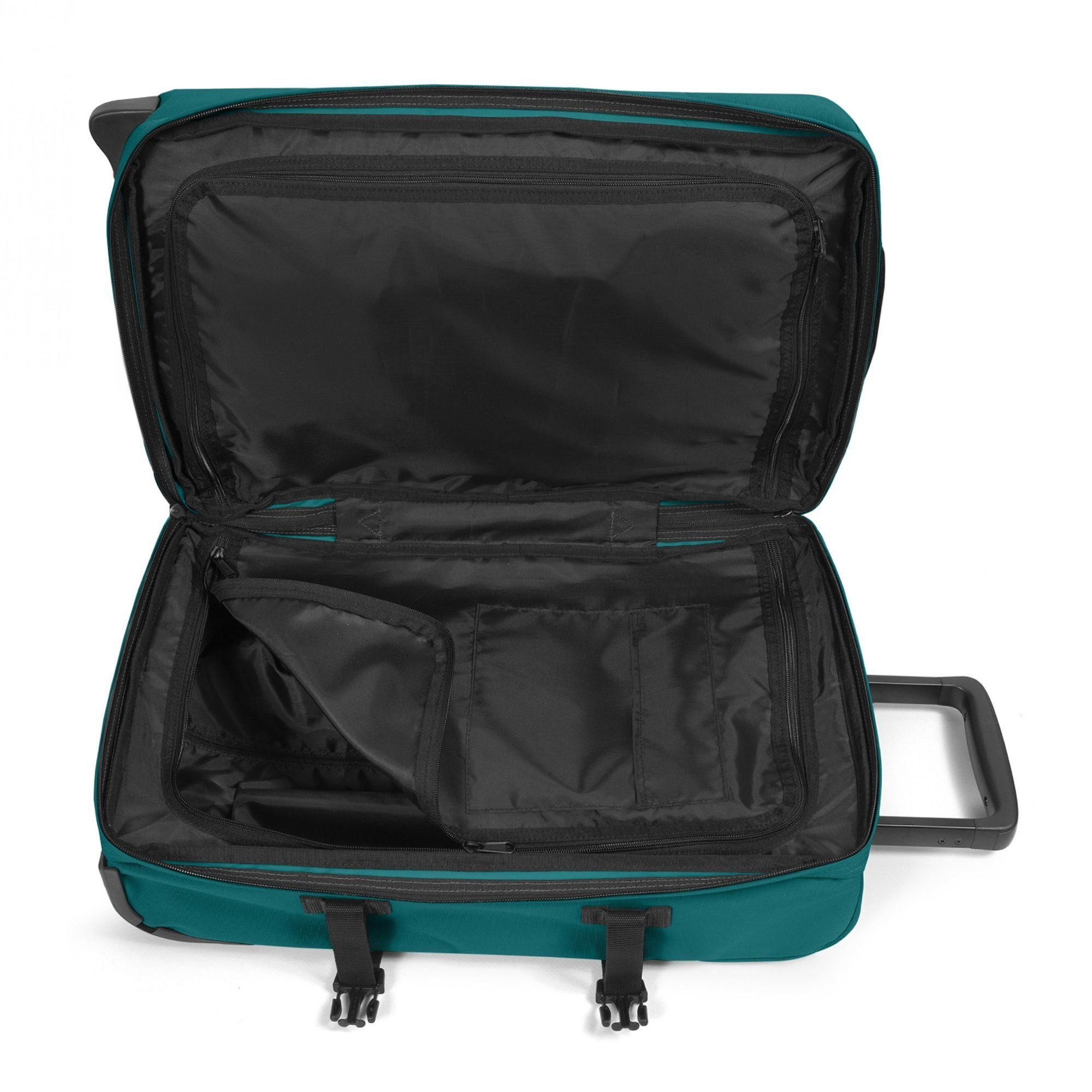 Eastpak Handgepäck-Trolley Tranverz, green peacock Rollen, Polyester 2