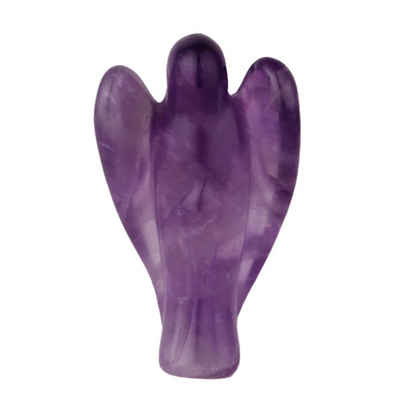 Morella Edelstein Engel Handschmeichler, Amethyst Edelstein in Engelsform