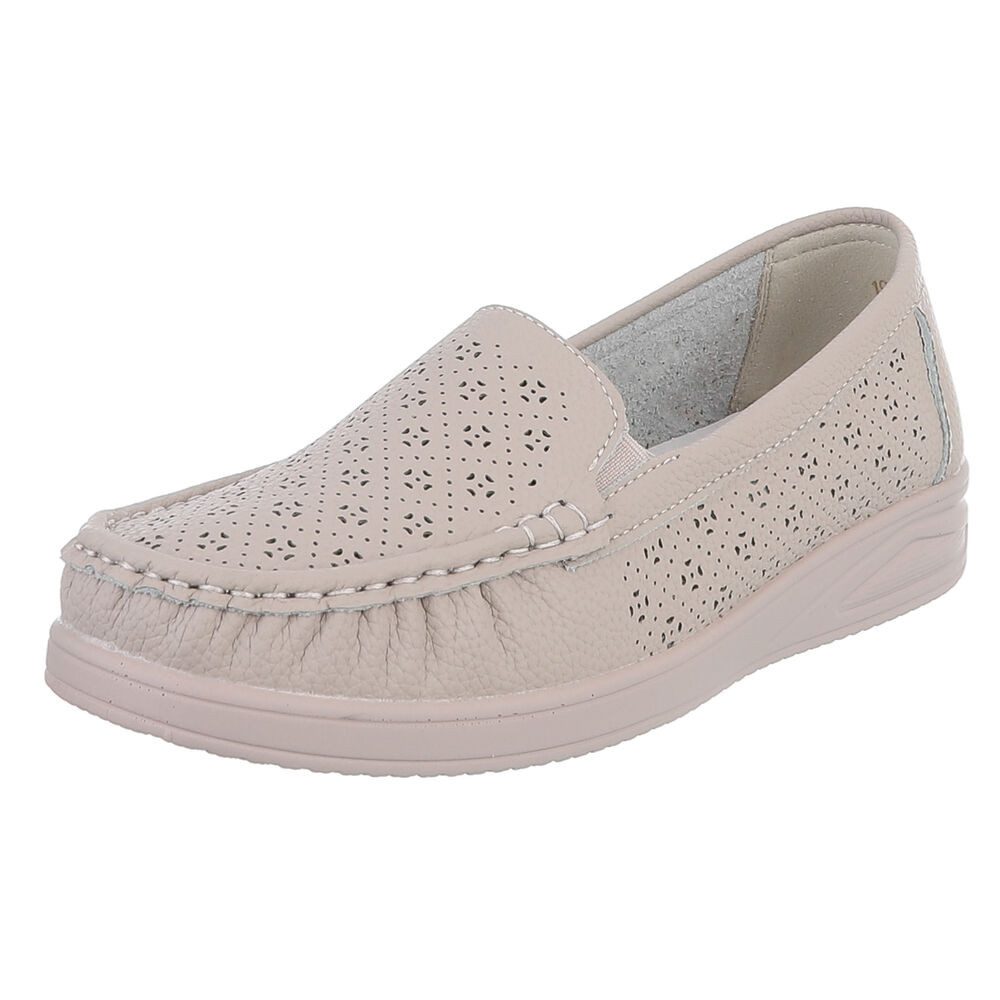 Ital-Design Elegante Freizeitschuhe für Damen mit hohem Tragekomfort Slipper (91261368) ultraleichte und komfortable Sohle