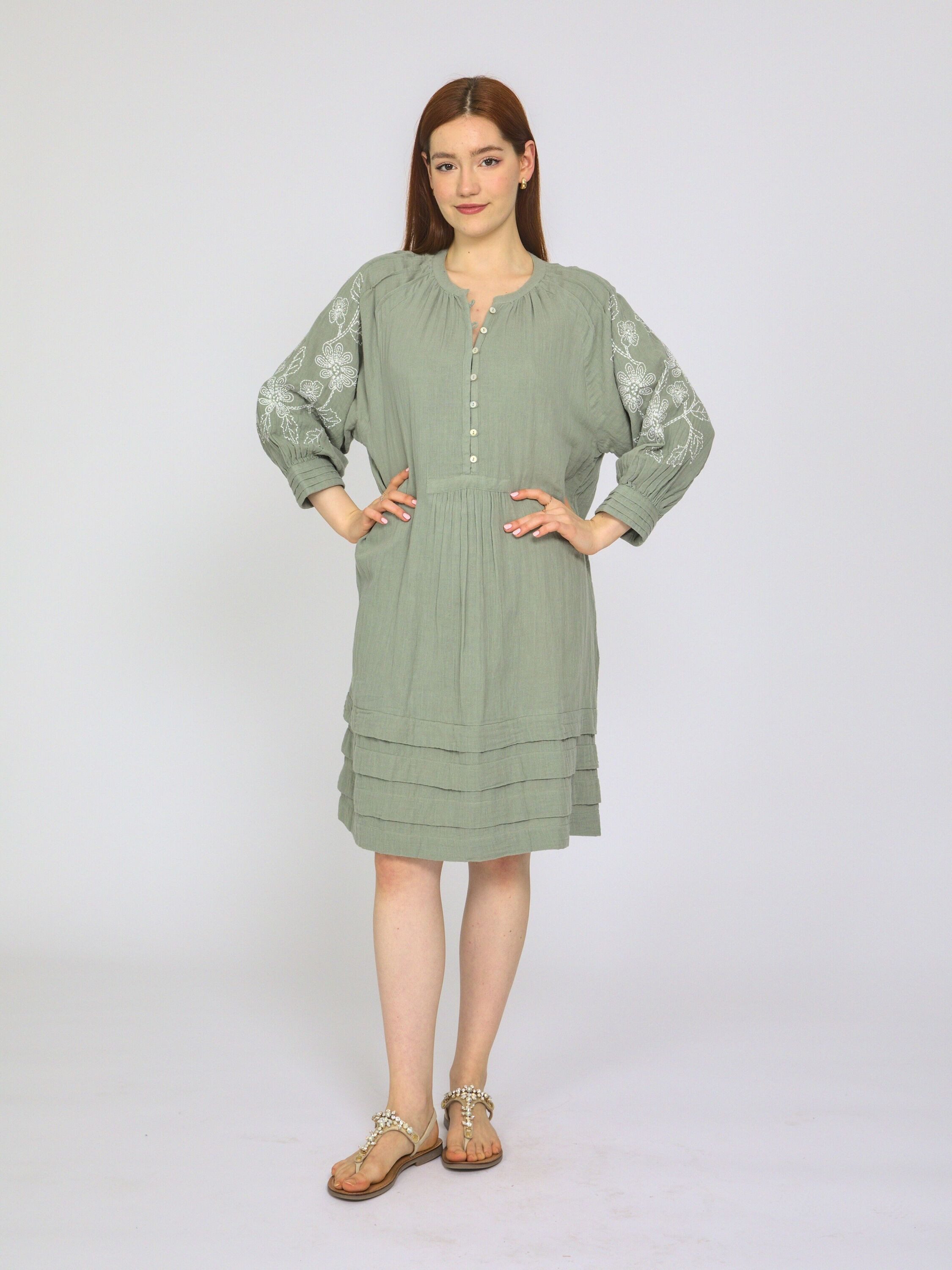 VICCI Germany A-Linien-Kleid (1-tlg) aus reiner günstig online kaufen