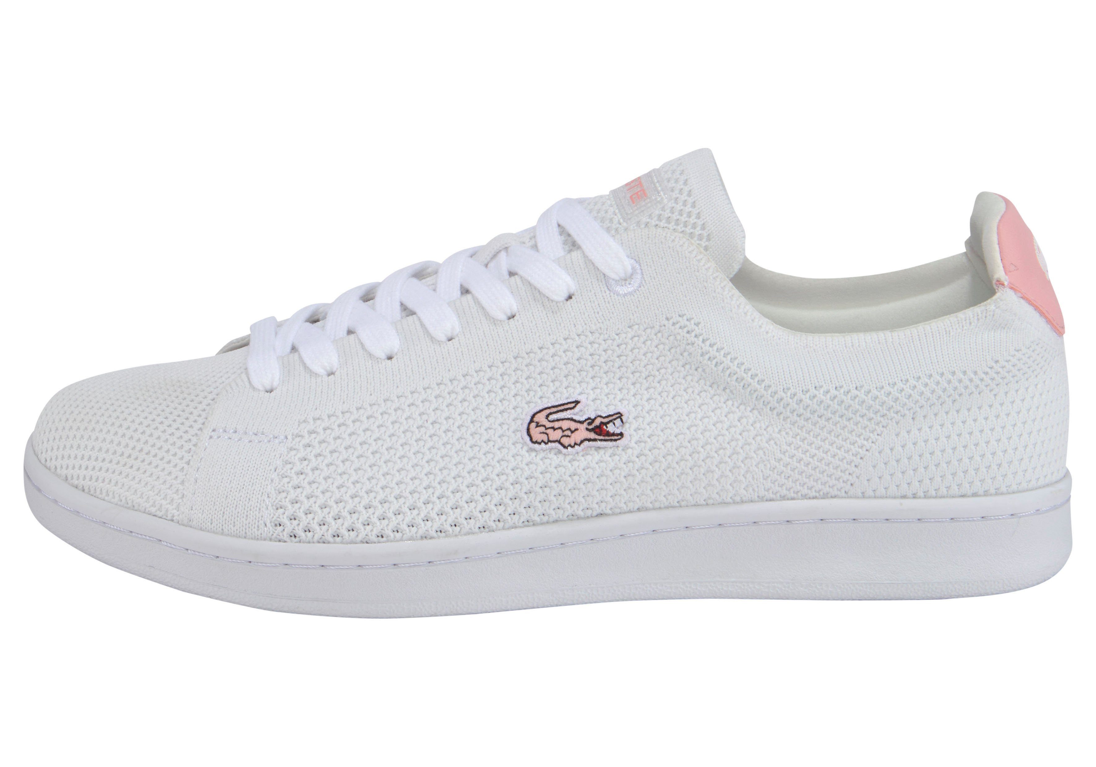 Lacoste CARNABY Sneaker 1 PIQUEE 123 SFA weiß-rosa