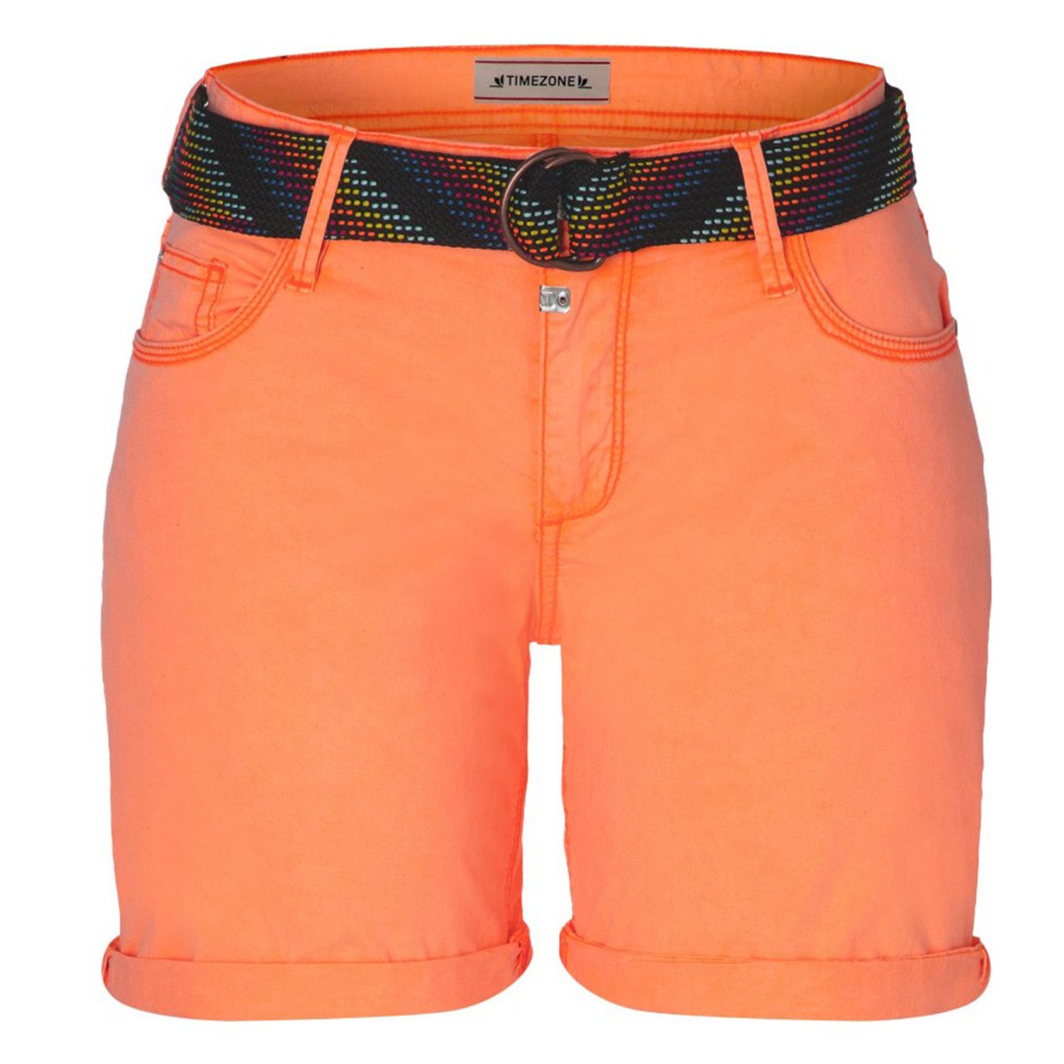 TIMEZONE Shorts AlexaTZ - neon orange