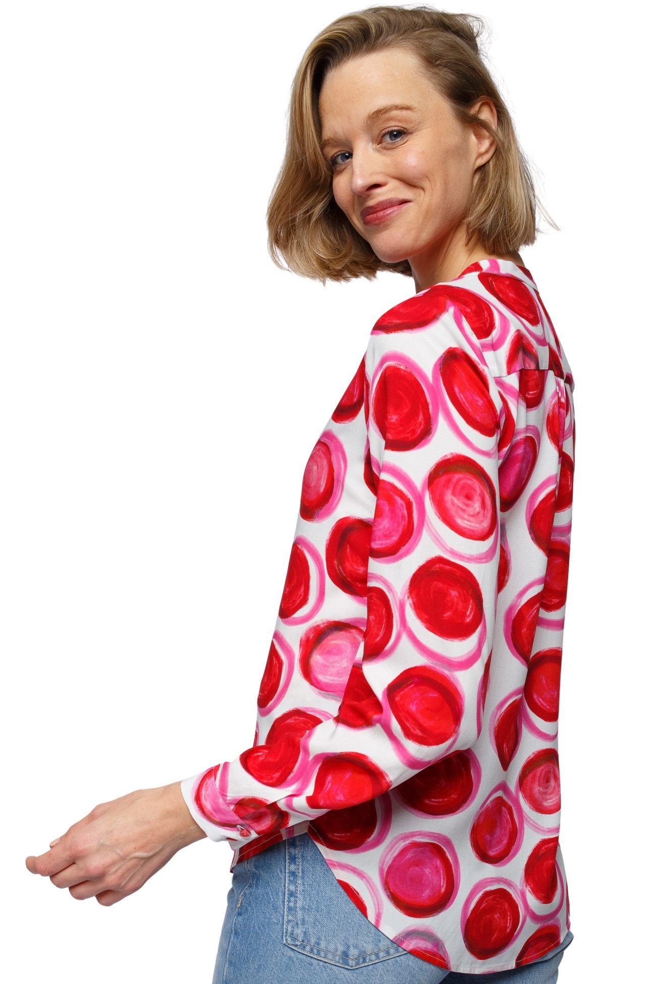 Emily Van Den Bergh Schlupfbluse Damenbluse 8325