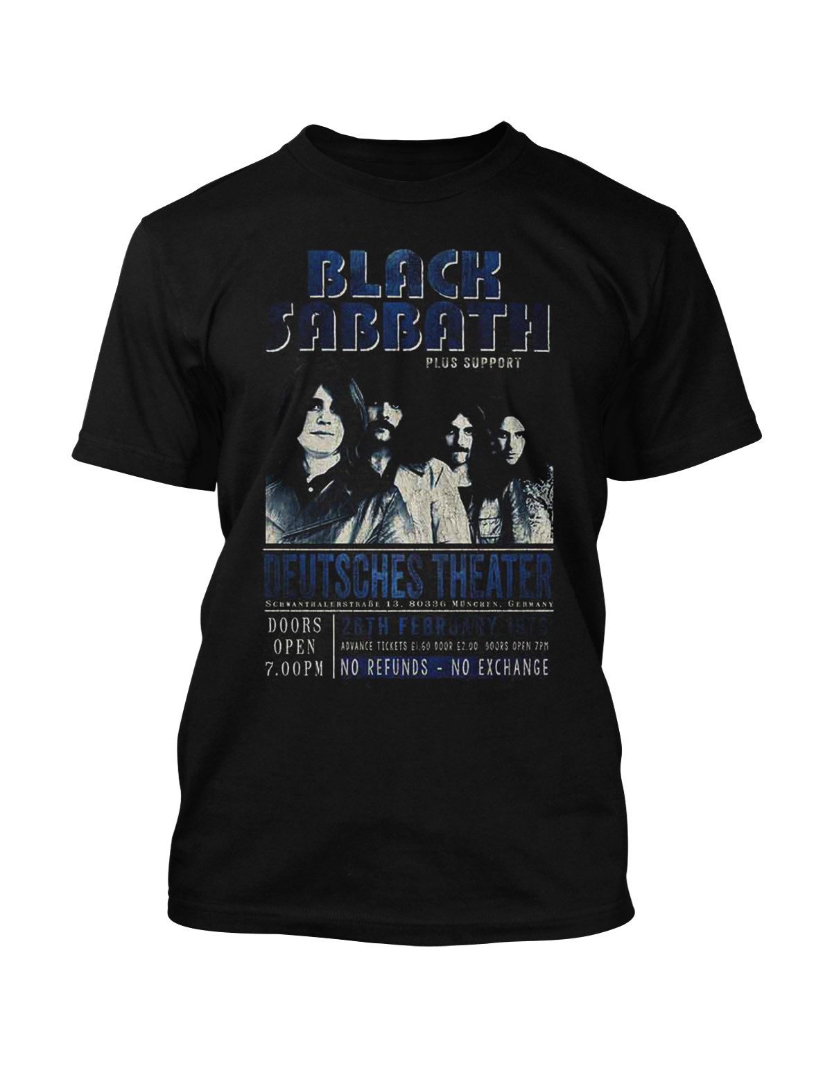 Black Sabbath T-Shirt Deutsches '73 günstig online kaufen