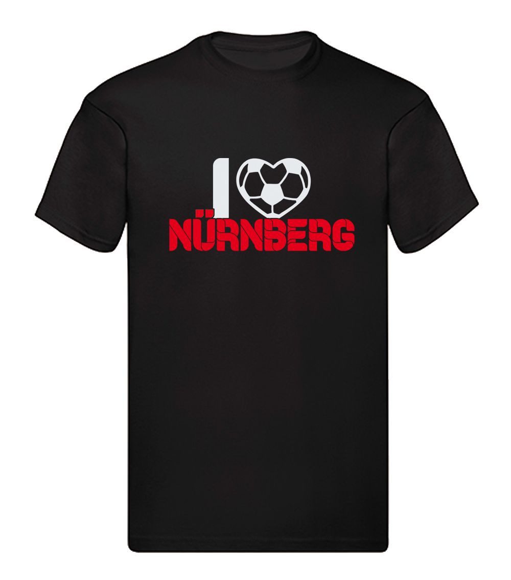 G-graphics T-Shirt I love Nürnberg (1-tlg) Herren T-Shirt mit einem Motiv für den echten Fan