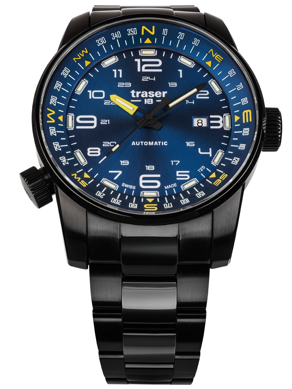 Traser Automatikuhr Traser H3 109523 P68 Pathfinder Automatik Herrenuhr 46mm 10ATM Traser H3 109523 P68 Pathfinder Automatik Herrenuhr 46mm 10ATM